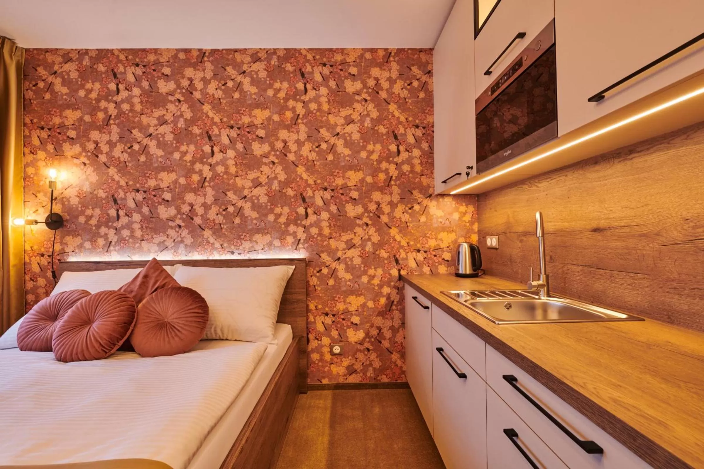 Bed in Hotel Alfréd a Hermína