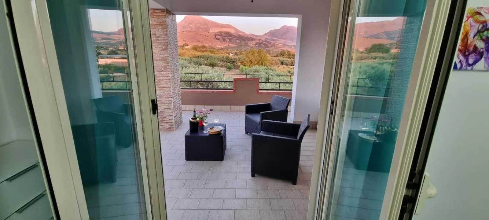 Balcony/Terrace in BB Torre Turrisi