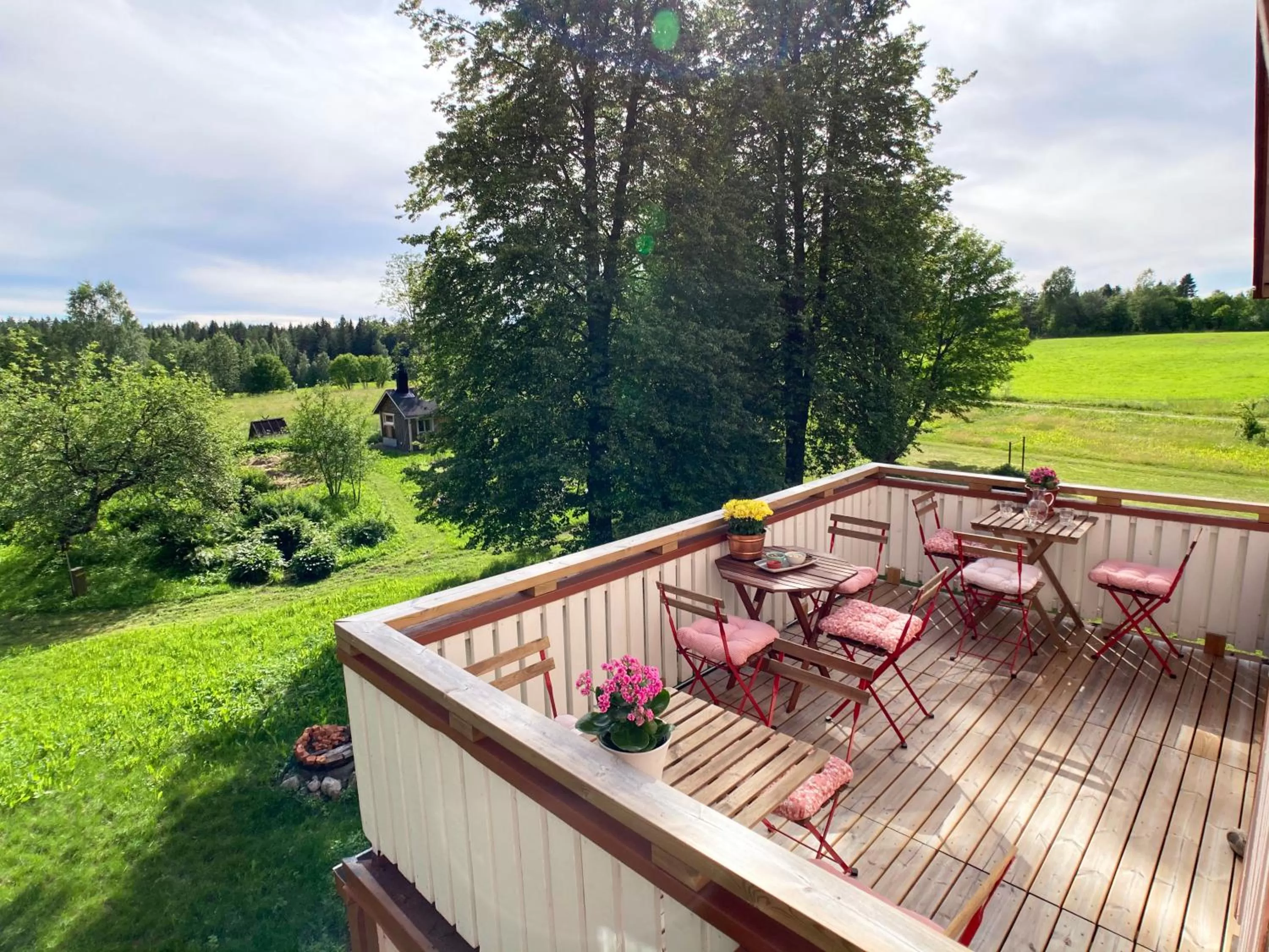 Balcony/Terrace in Olo Center by Kolovesi National Park