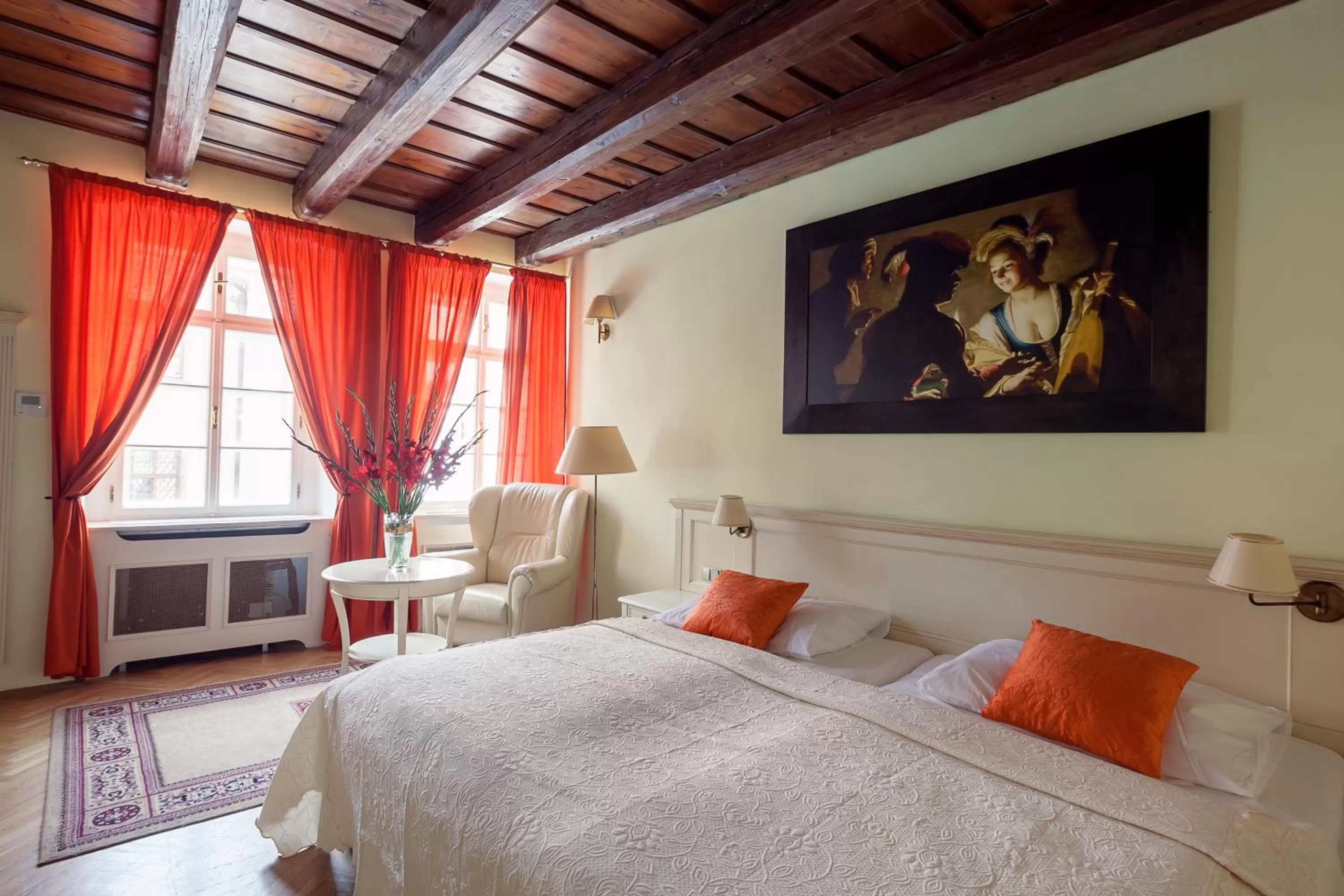 Bed in Tyn Yard Residence