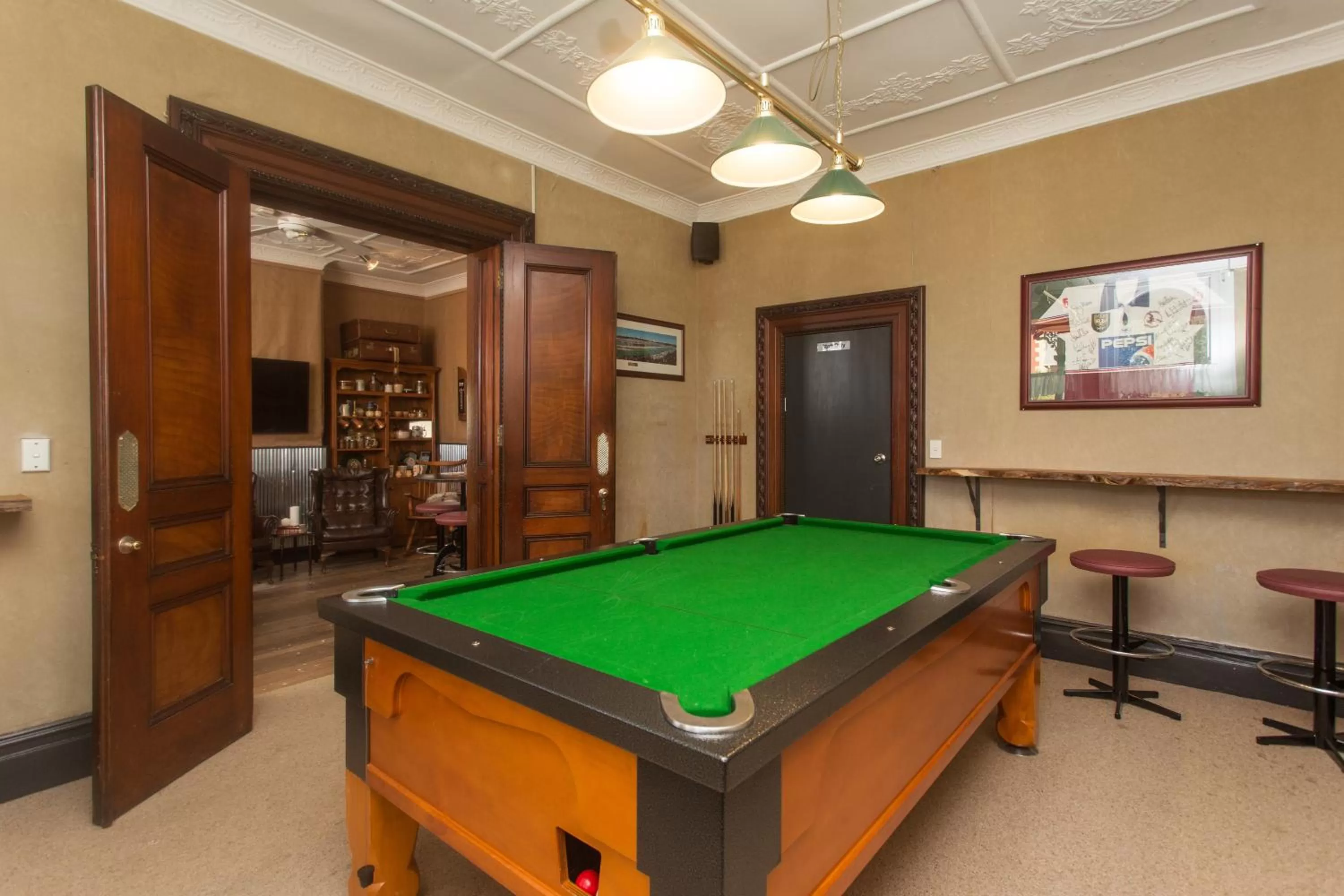 Billiard in Southern Railway Hotel Goulburn