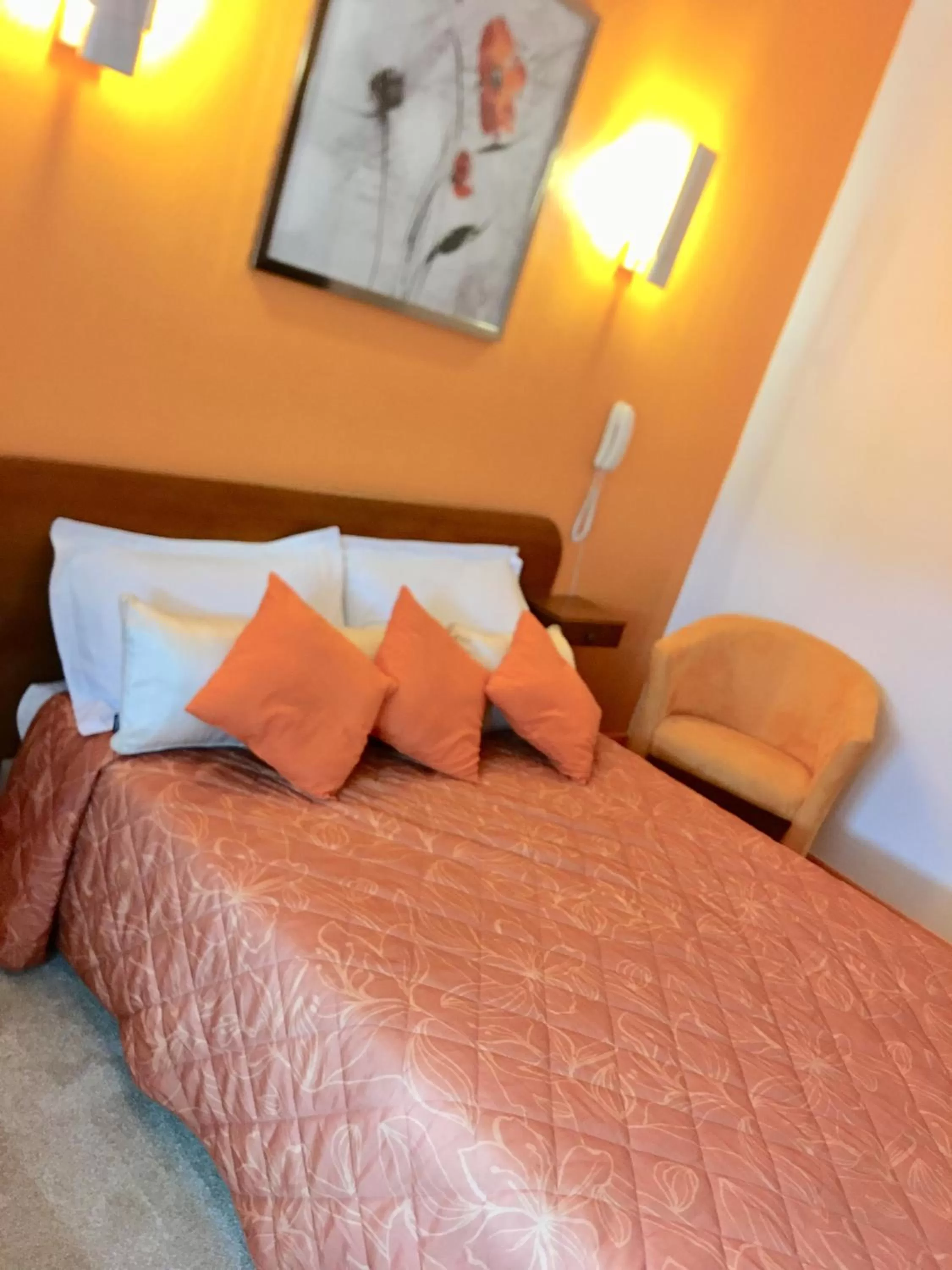 Bed in Hotel Christina