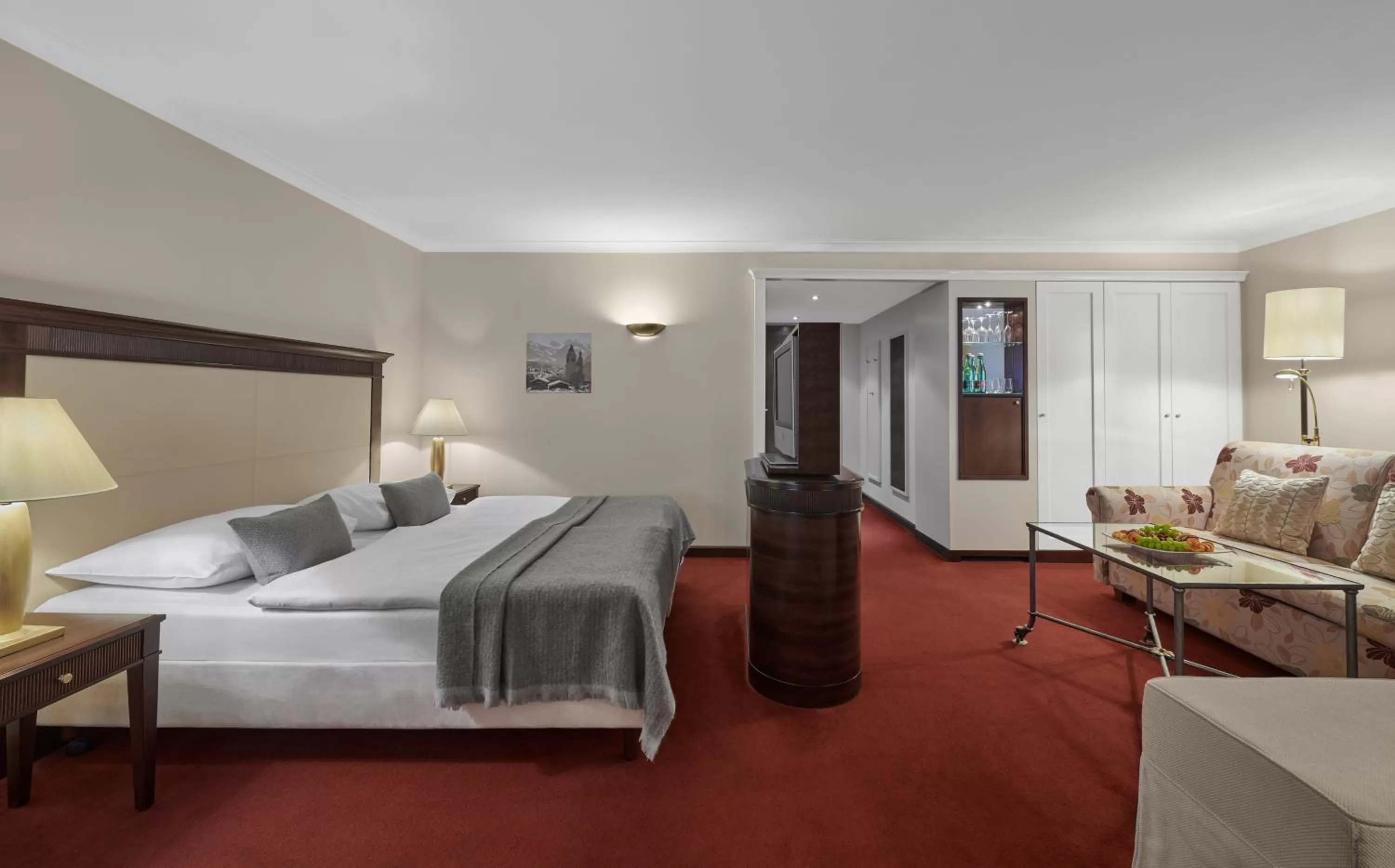 TV and multimedia, Bed in Lebenberg Schlosshotel-Kitzbühel