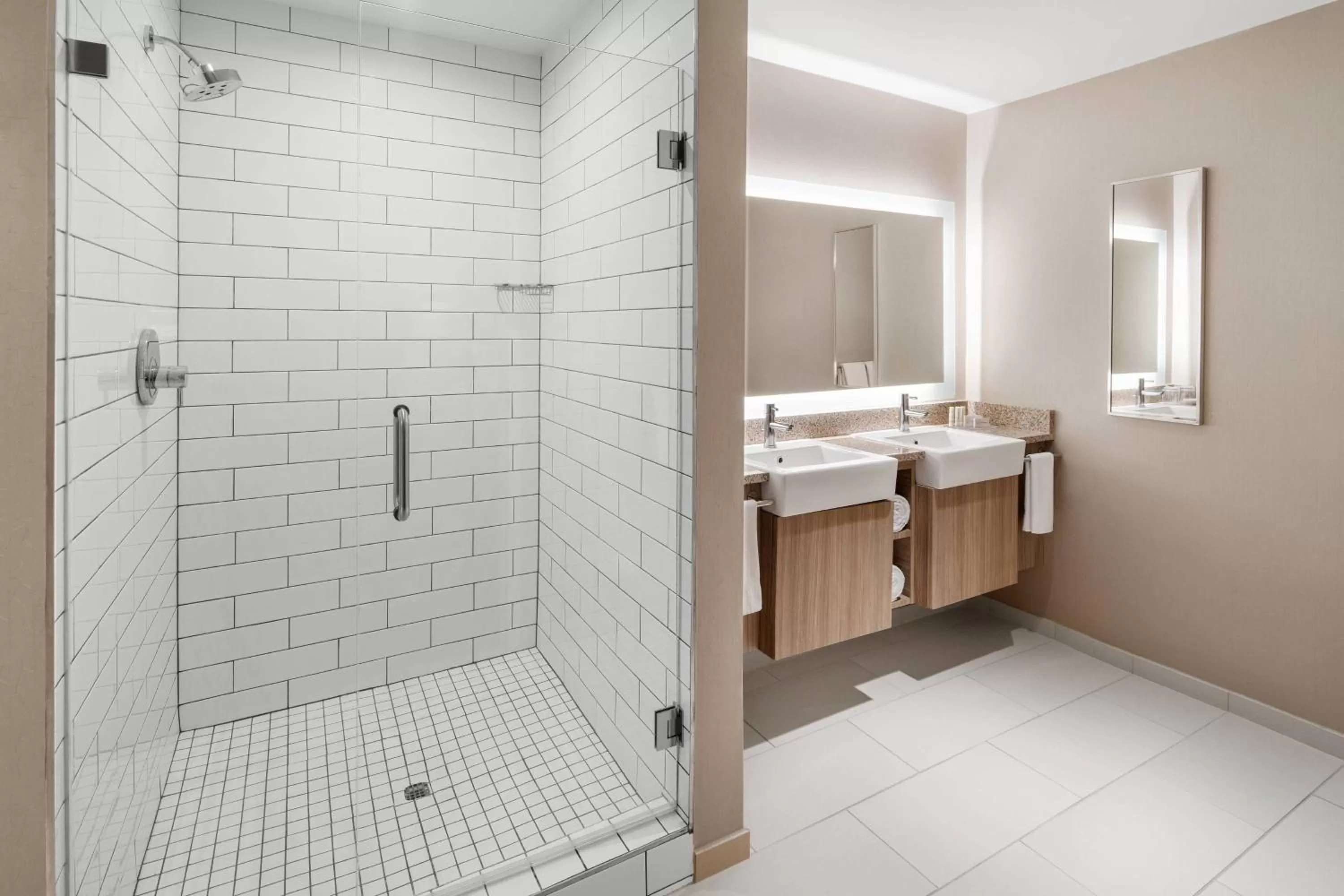 Bathroom in SpringHill Suites by Marriott Denver Airport