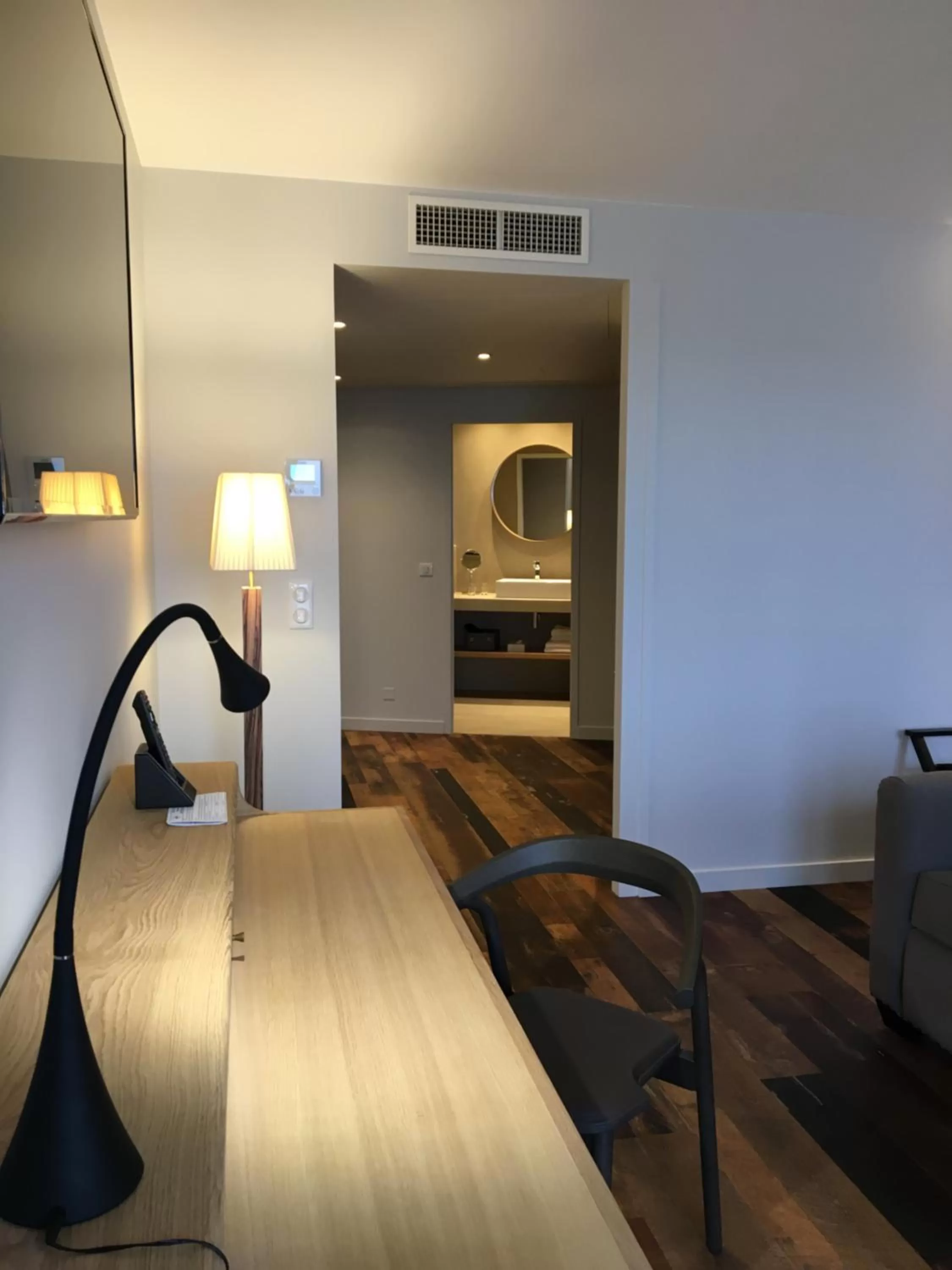 Bedroom, Dining Area in Hôtel de la Plage - Saint Jean de Luz