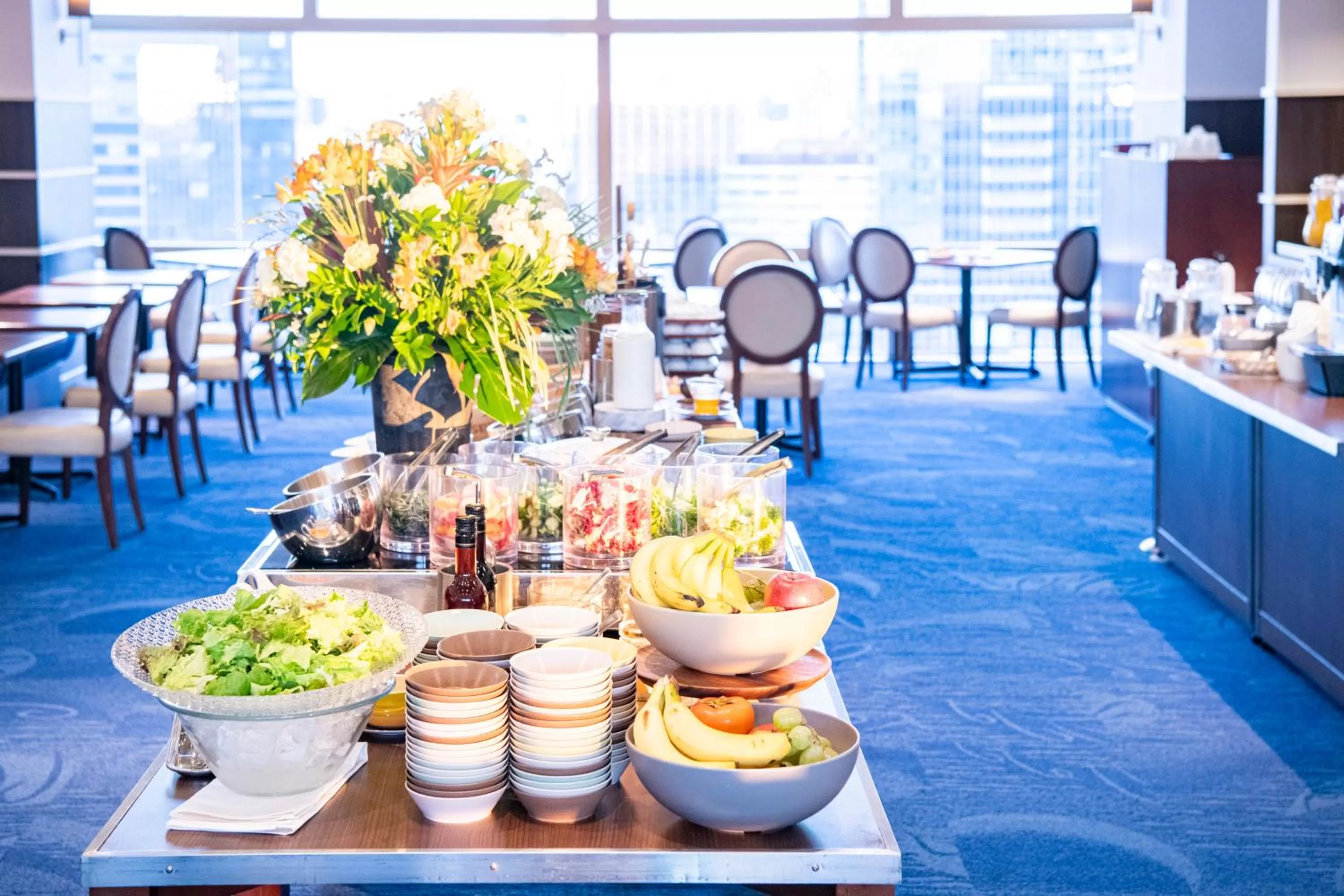Buffet breakfast in Shibuya Excel Hotel Tokyu