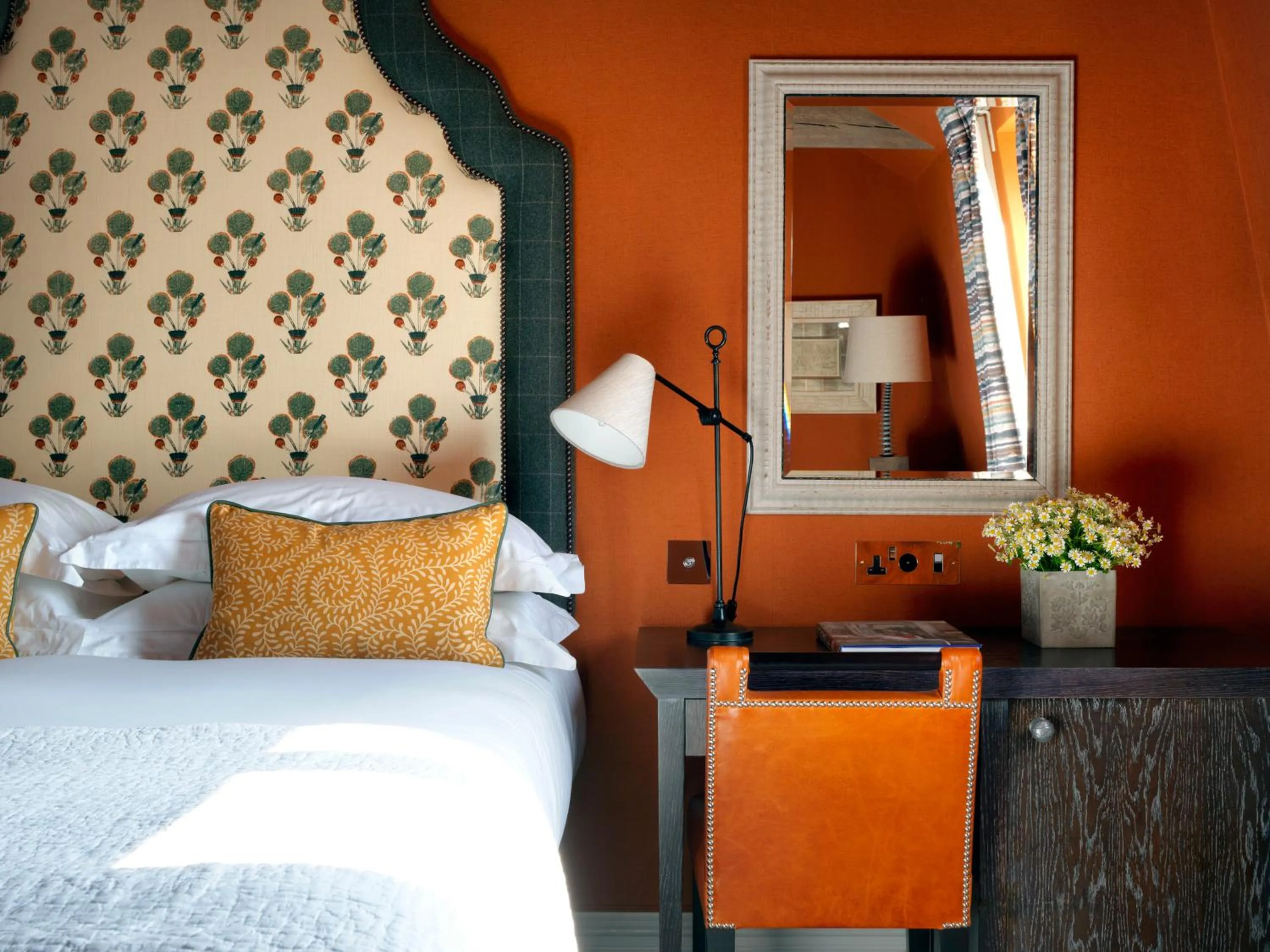 Bedroom, Bed in Number Sixteen, Firmdale Hotels