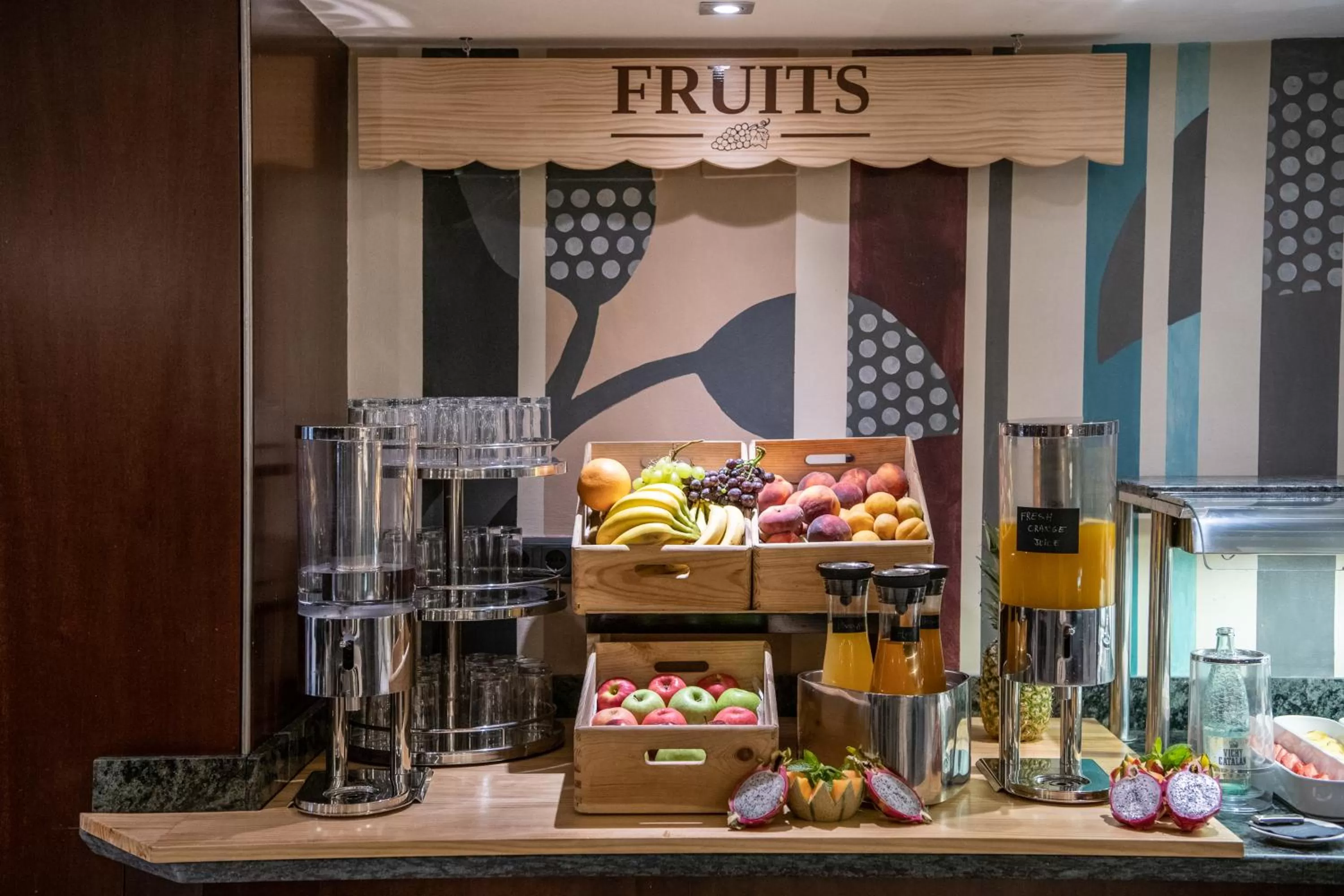 Buffet breakfast in Catalonia Eixample 1864