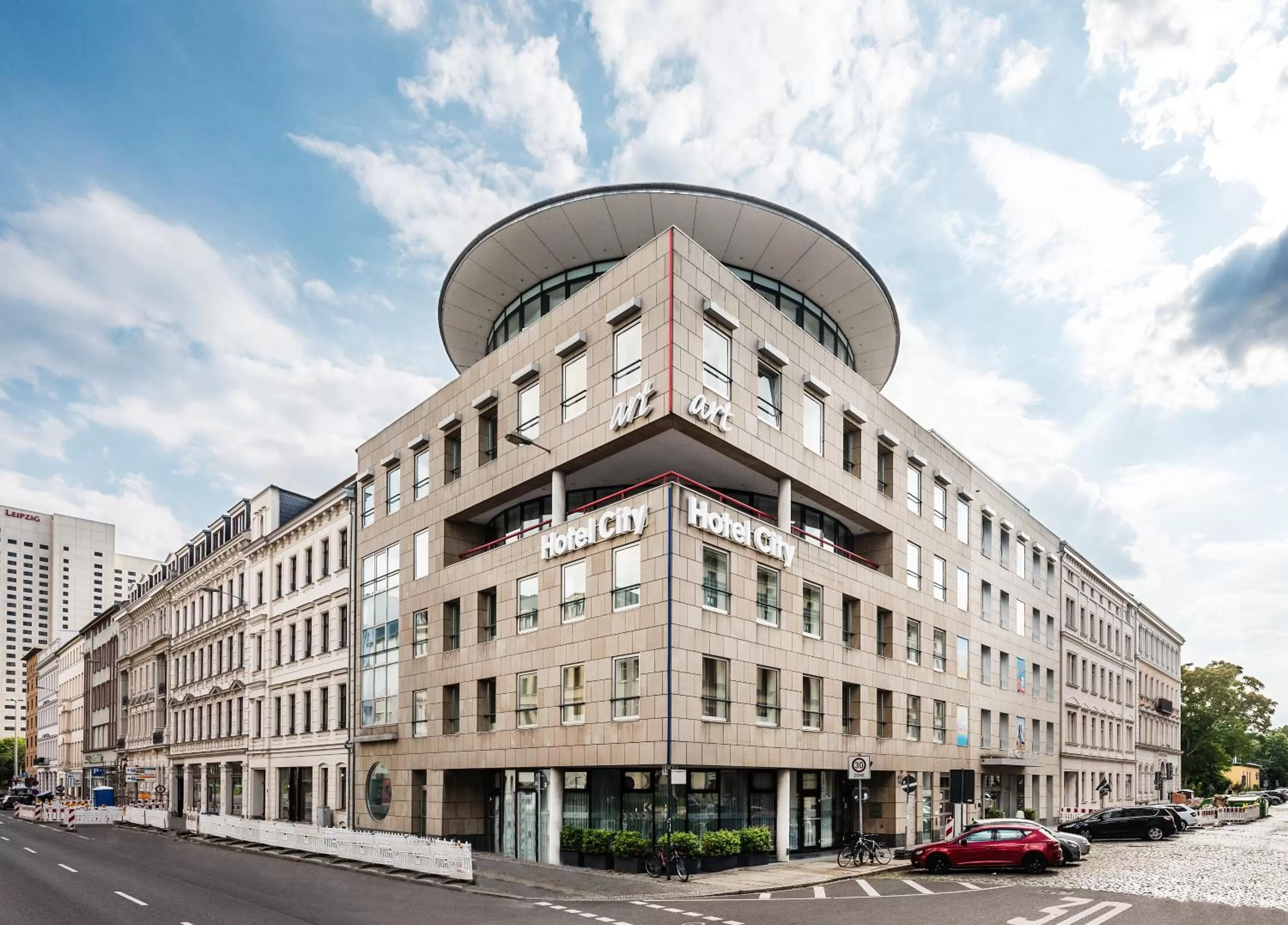 Property building in Art Hotel City Leipzig