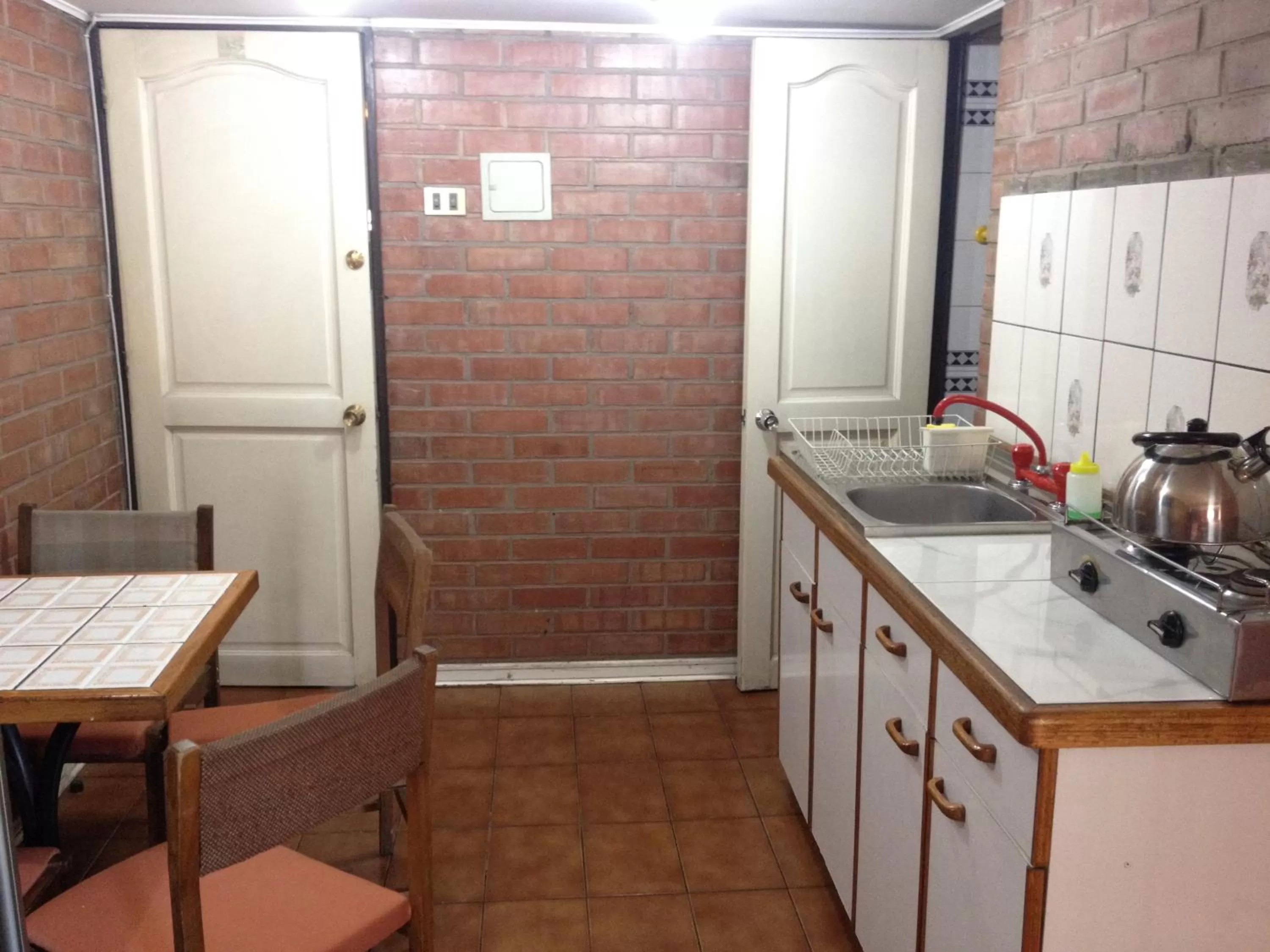 Kitchen or kitchenette in Aparthotel San Francisco