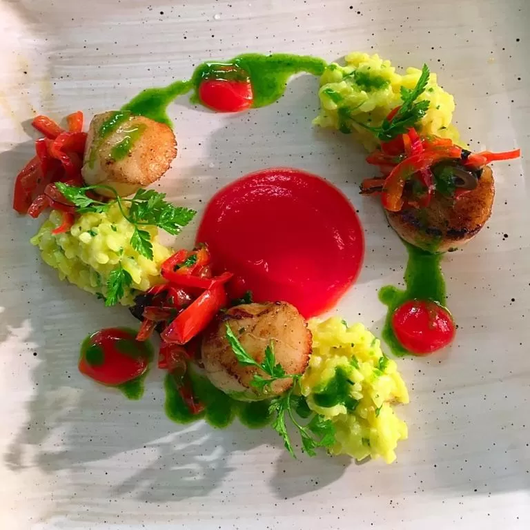 Food close-up in The Bath Arms Hotel