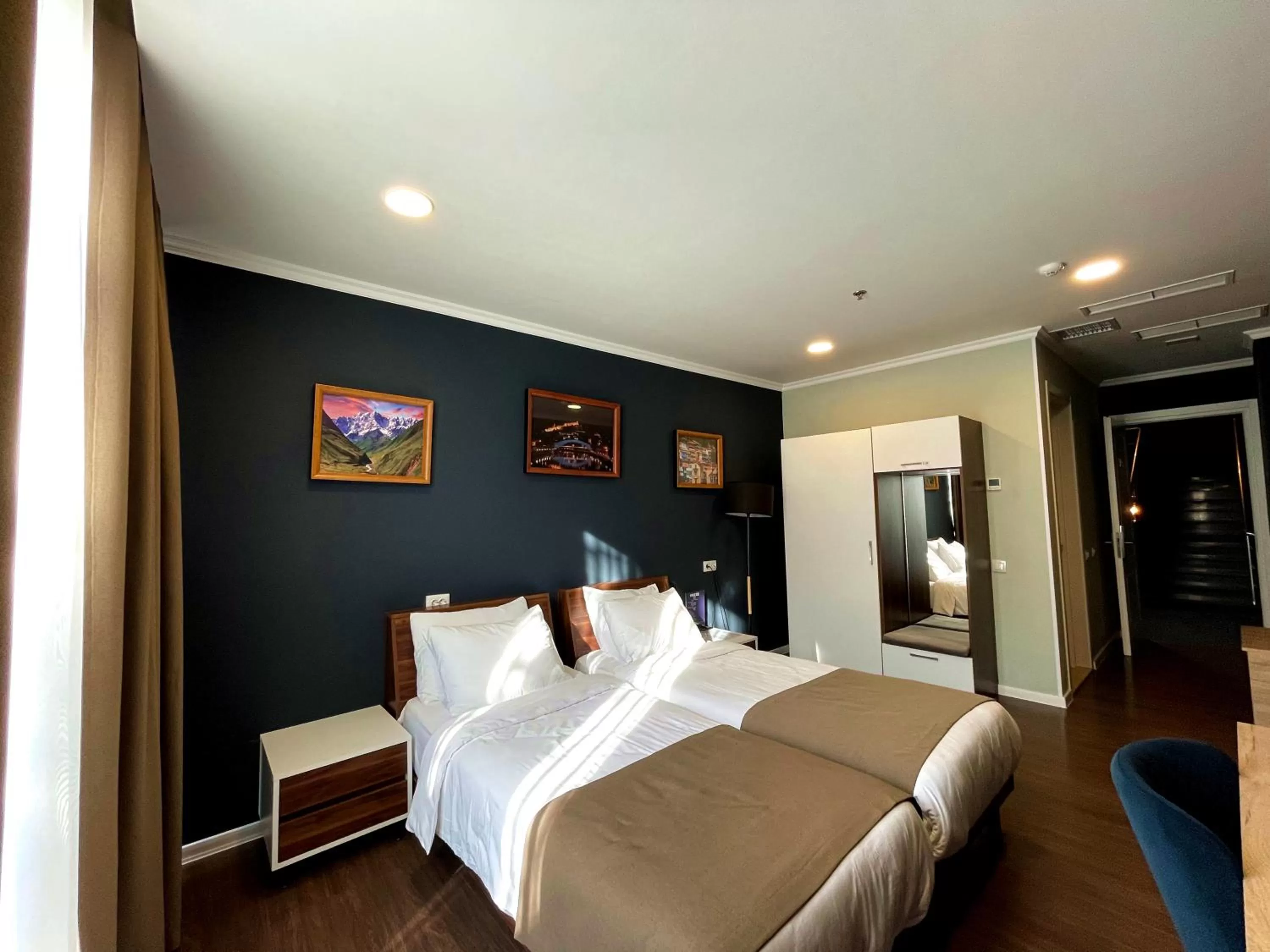 Bed in Bricks Hotel Tbilisi