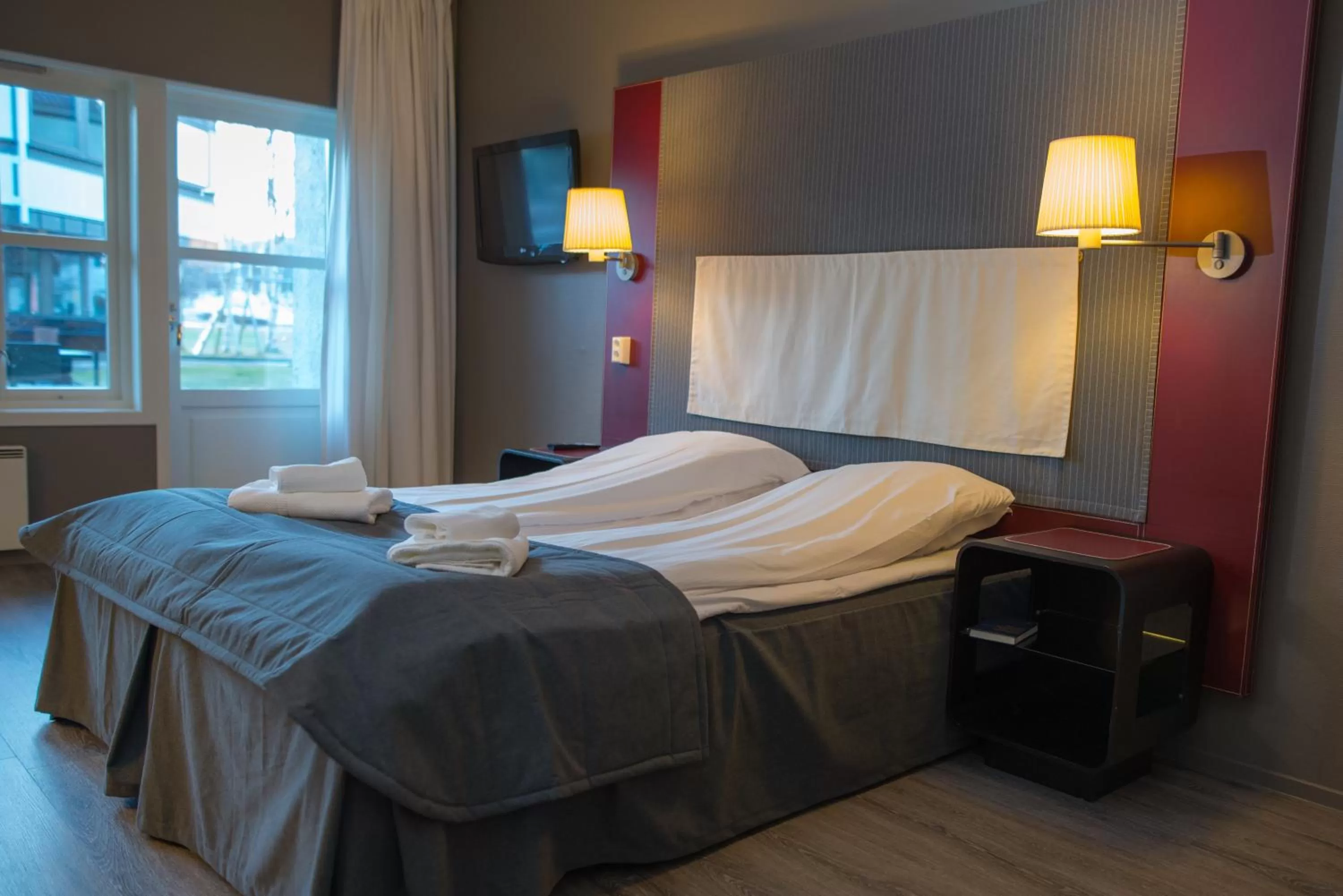 Bed in Oppdal Gjestetun Hotell