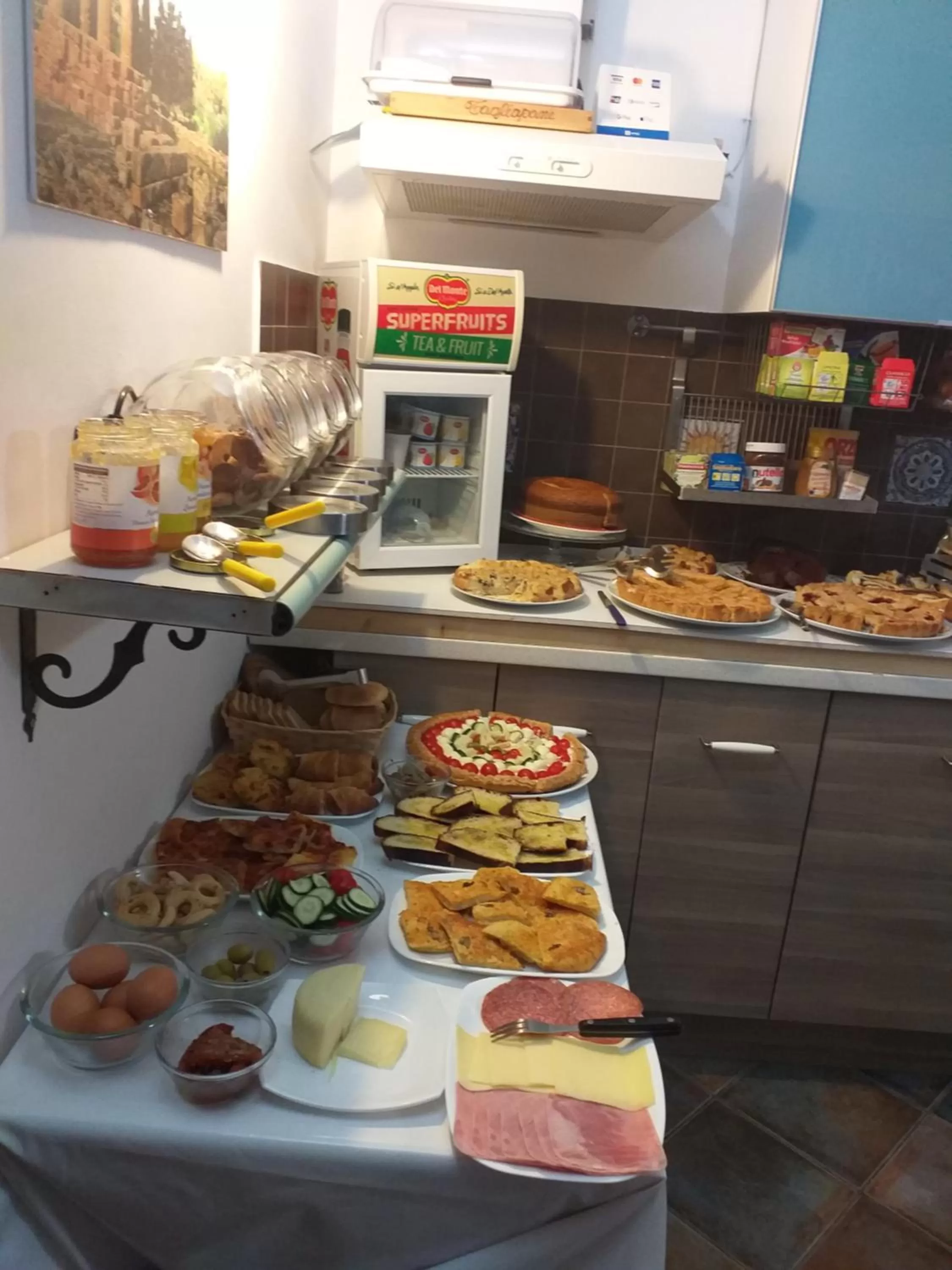 Breakfast, Food in B&B Athena Comfort "Centro Città"