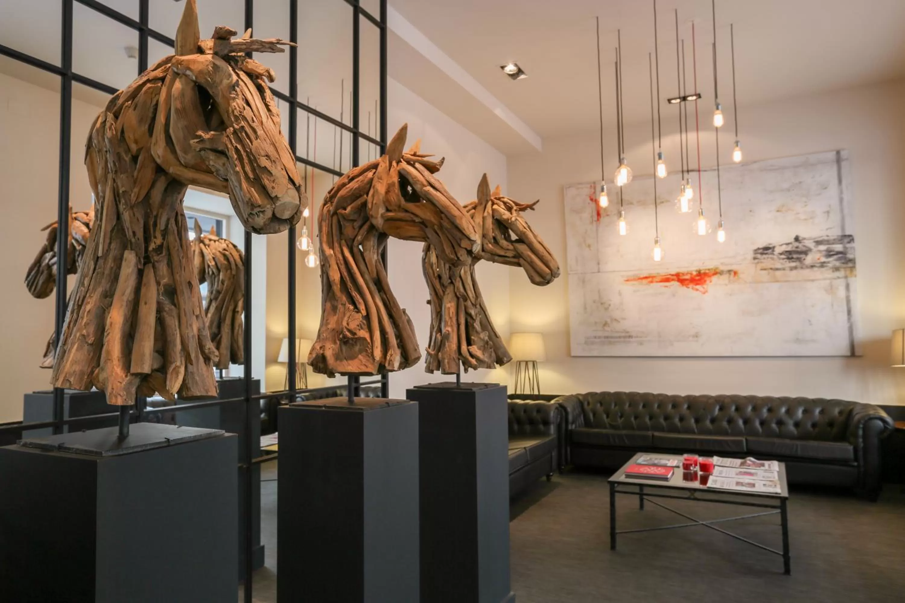 Lobby or reception in Habitus Hotel Leyre