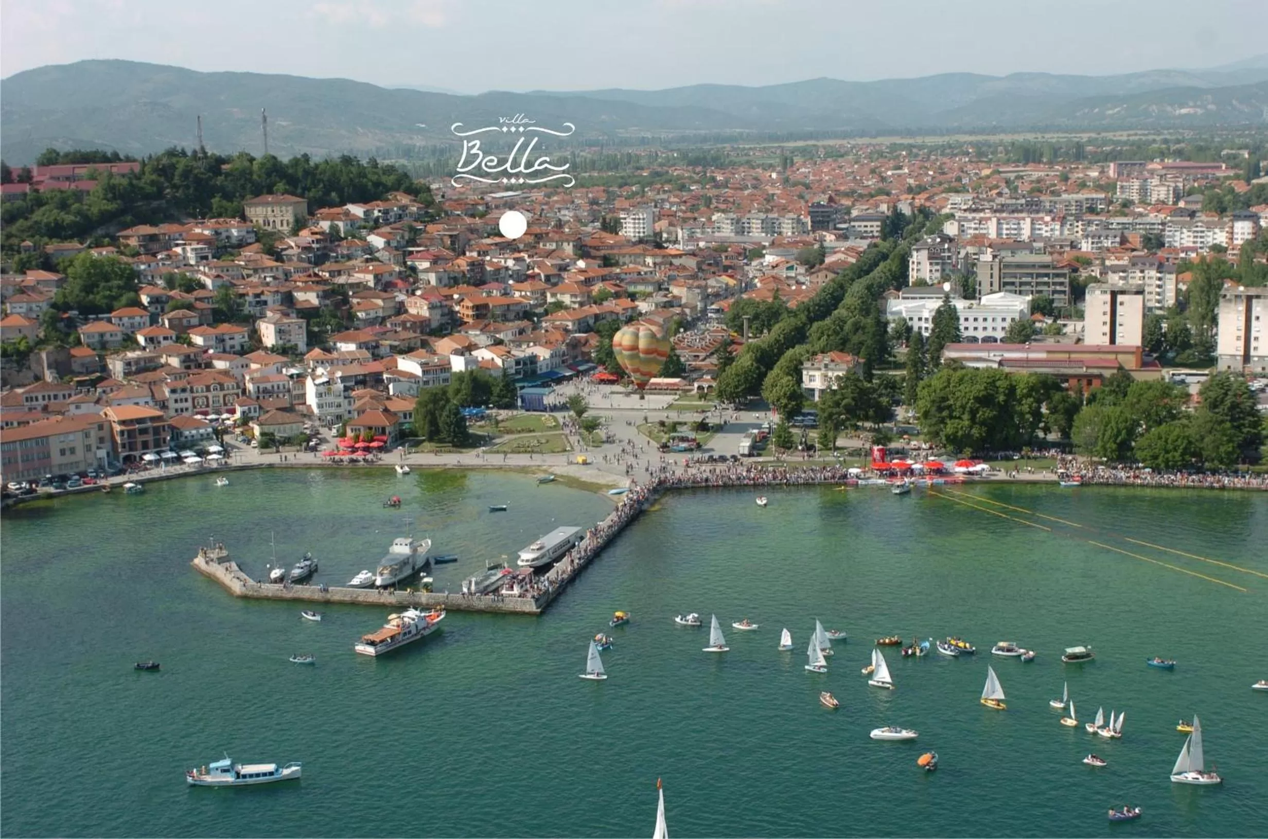 Bird's eye view in Villa Bella