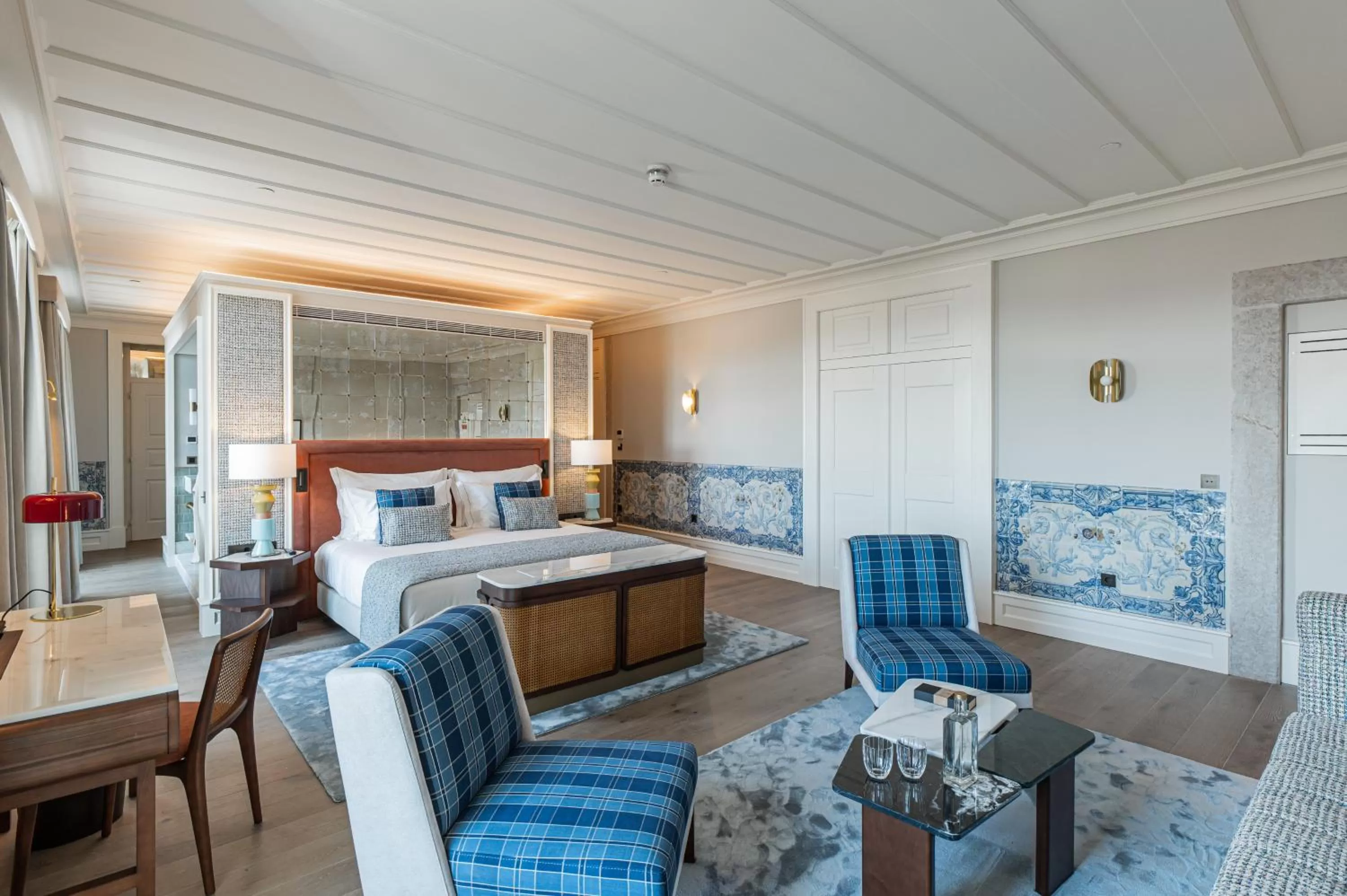 Bed in Palácio Ludovice Wine Experience Hotel