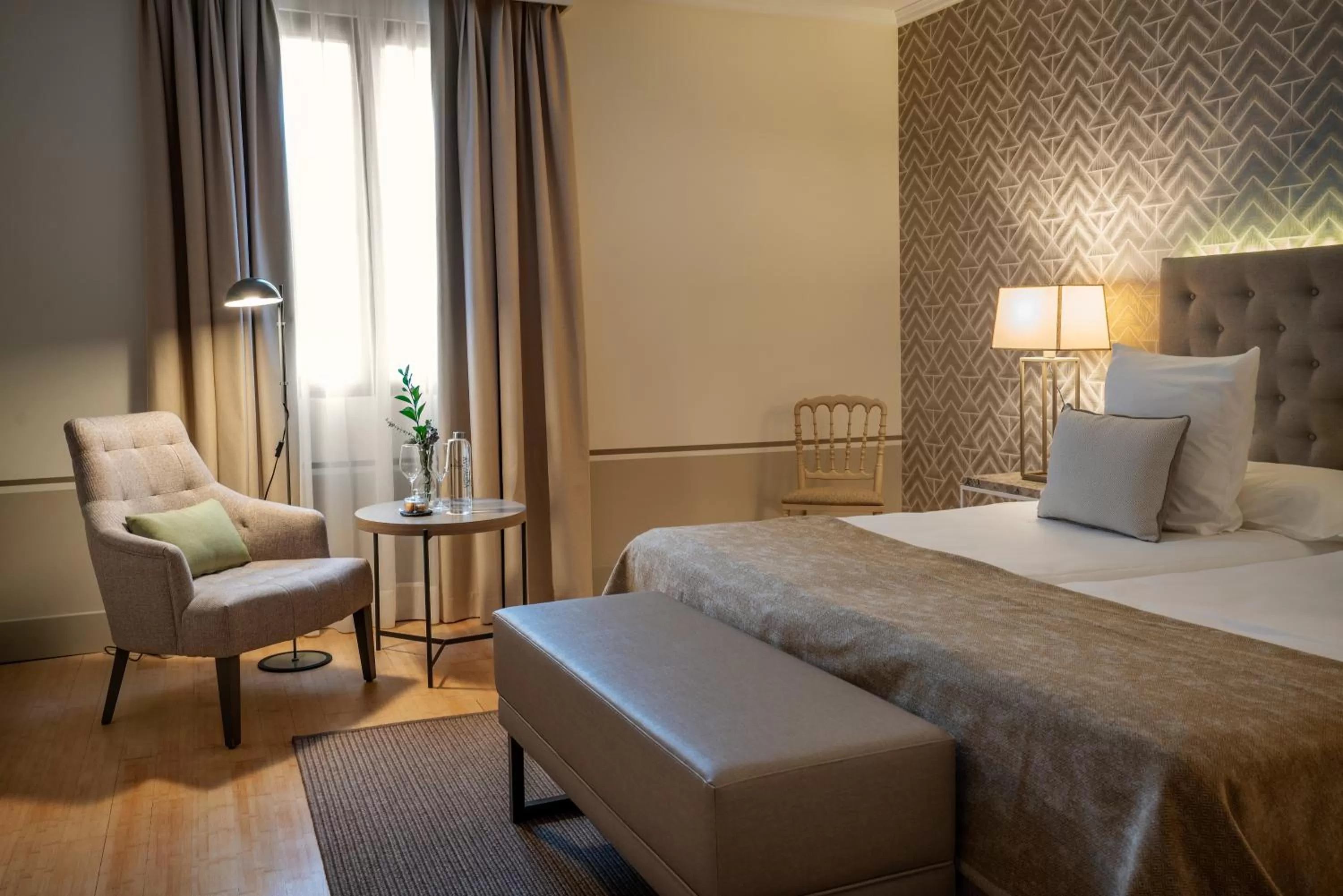 Bed in Hospes Palacio de Arenales & Spa