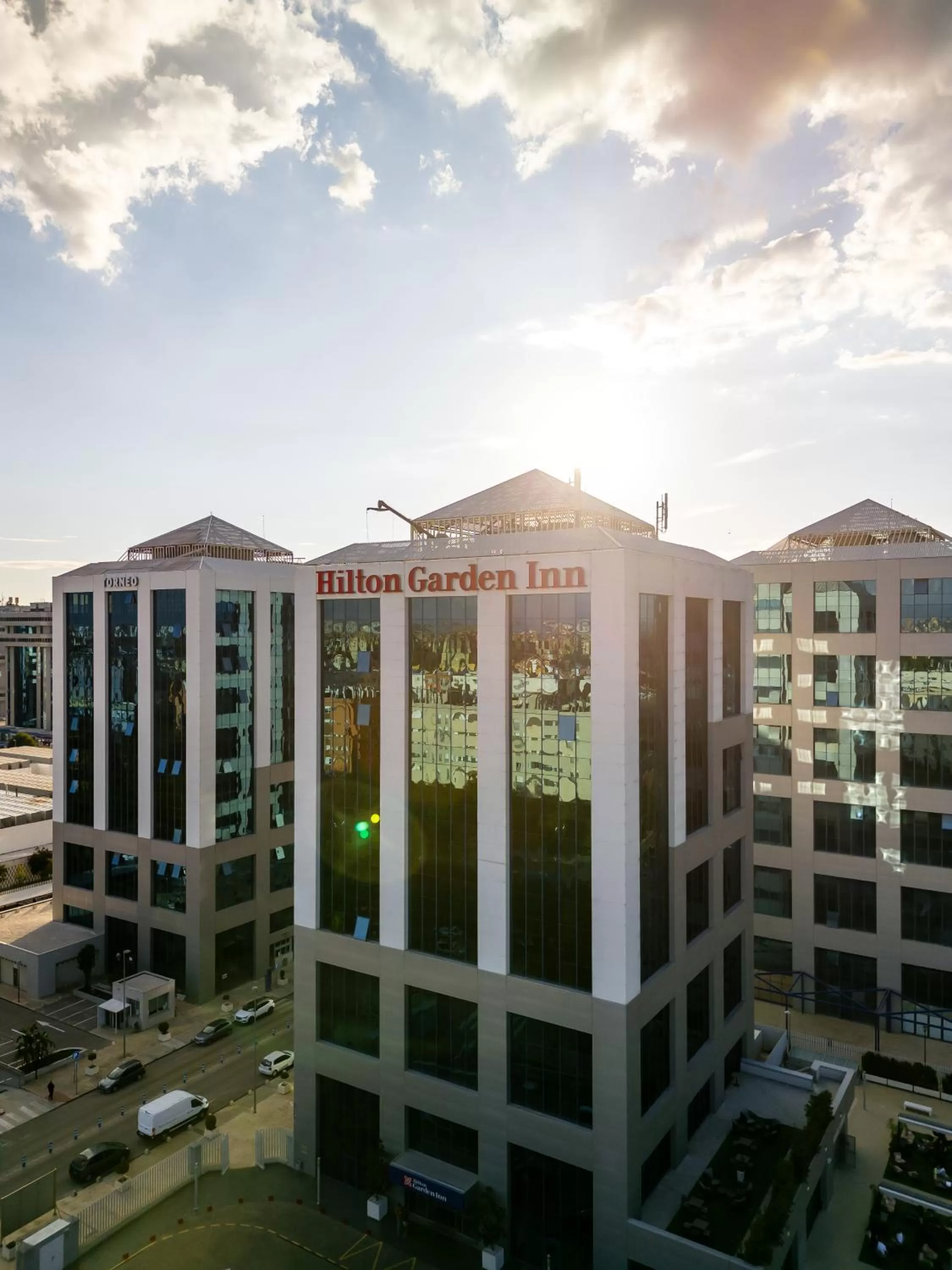 Facade/entrance in Hilton Garden Inn Sevilla