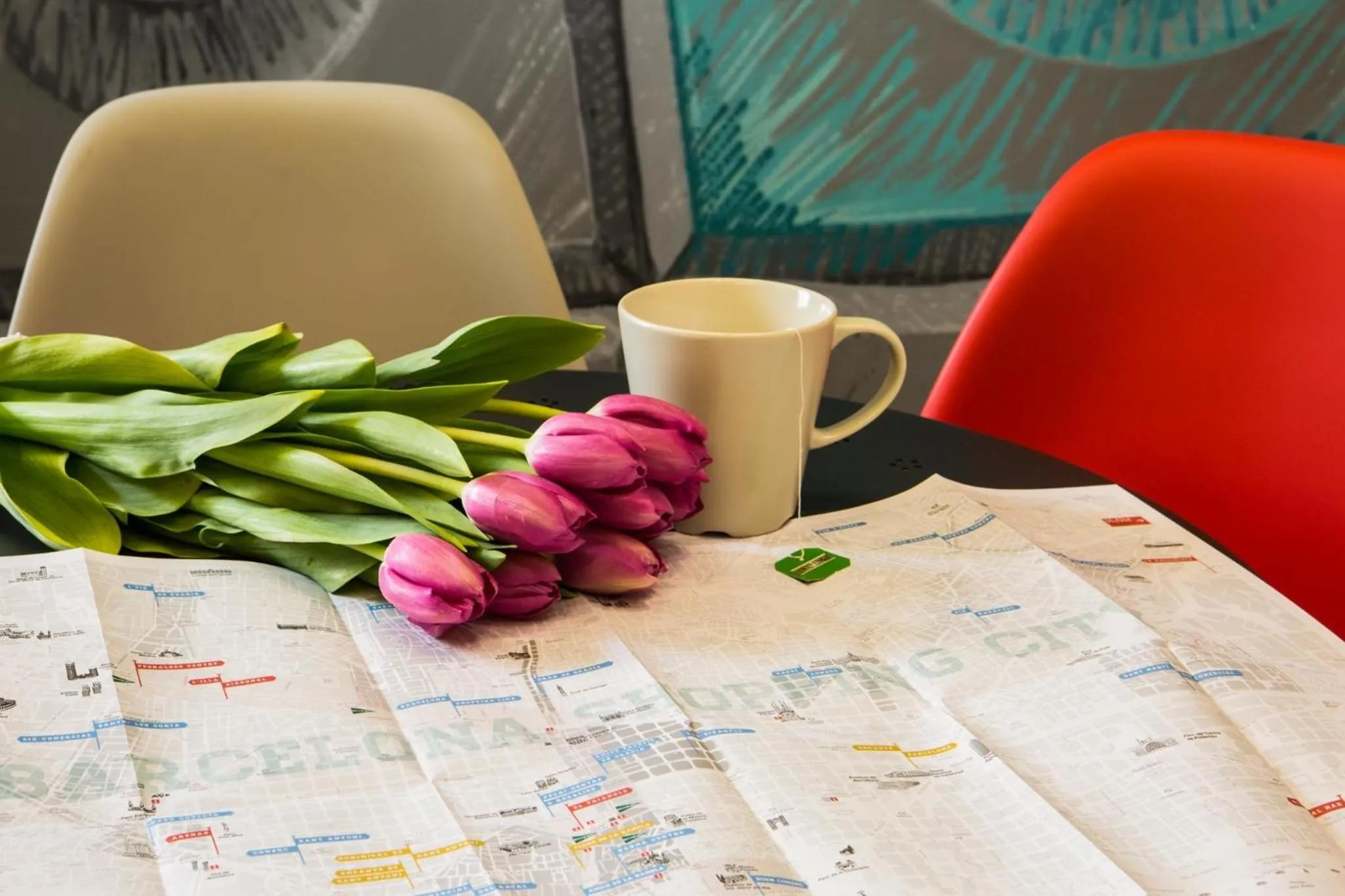 Lounge or bar in Born Barcelona Hostel