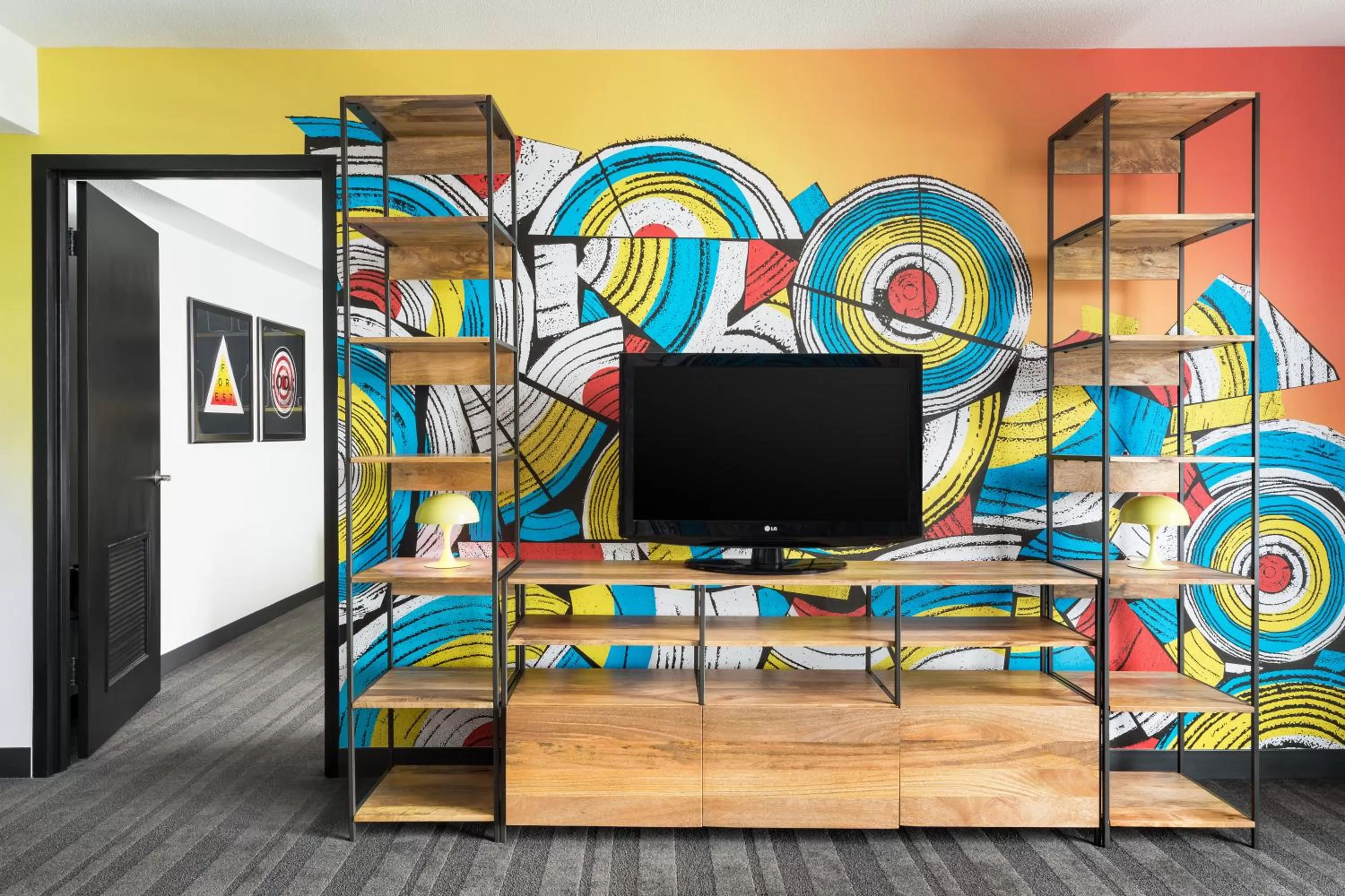 Living room in Studio Allston Hotel Boston