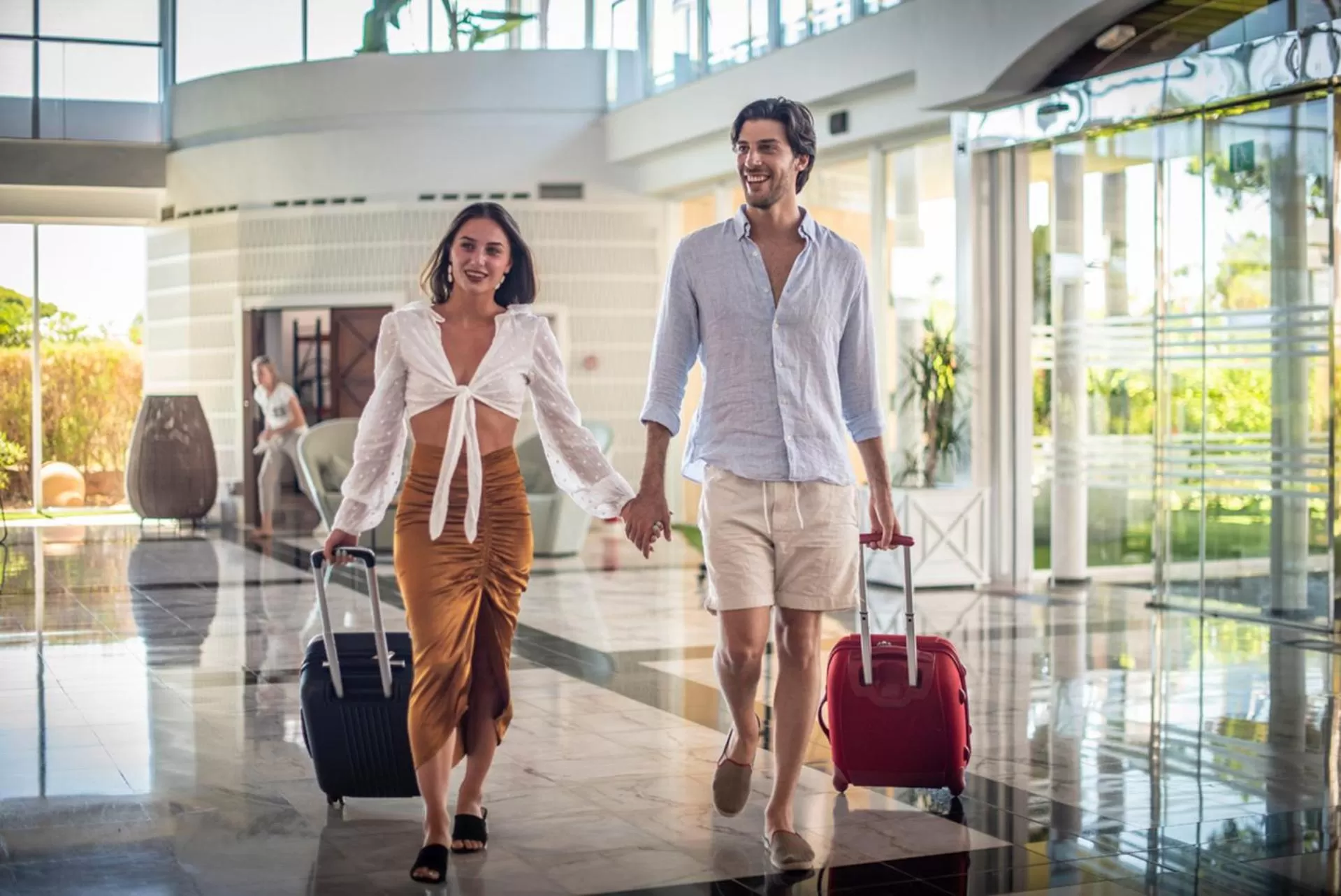 Lobby or reception in Blau Colònia Sant Jordi