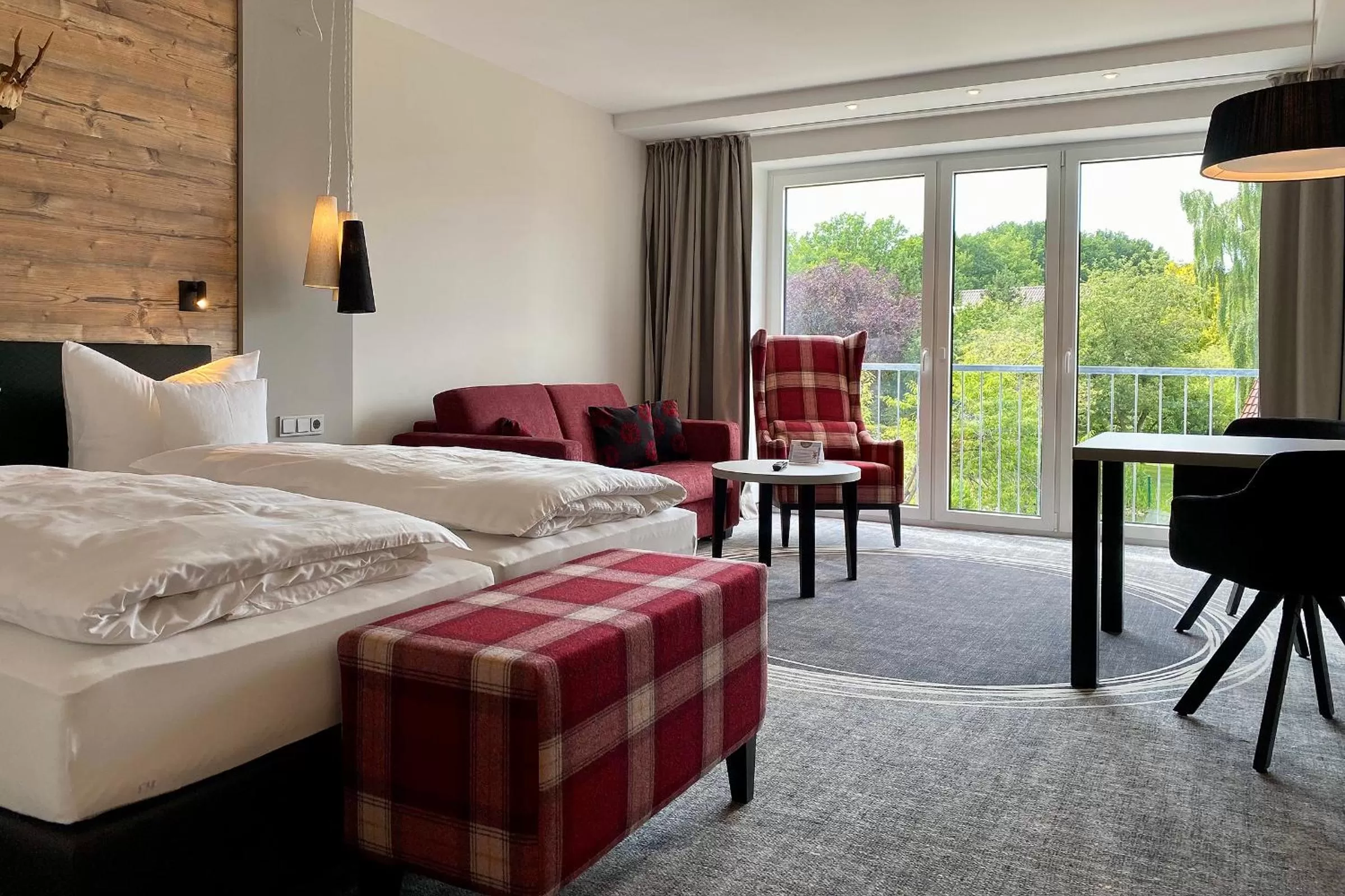 Queen Room with Garden View in Köhlers Forsthaus Wellness & Genuss Hotel