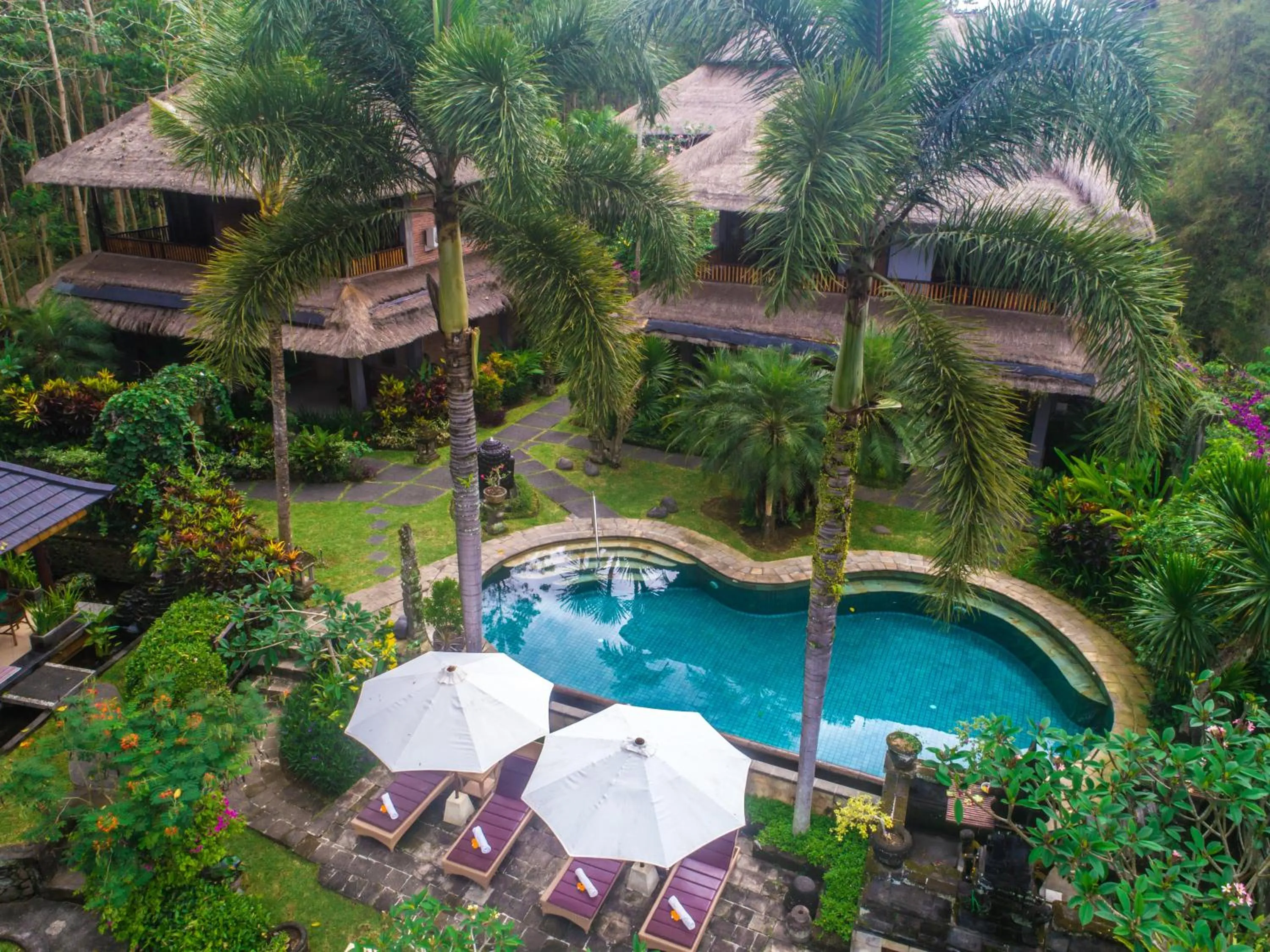 Bird's eye view in Hotel Bunga Permai