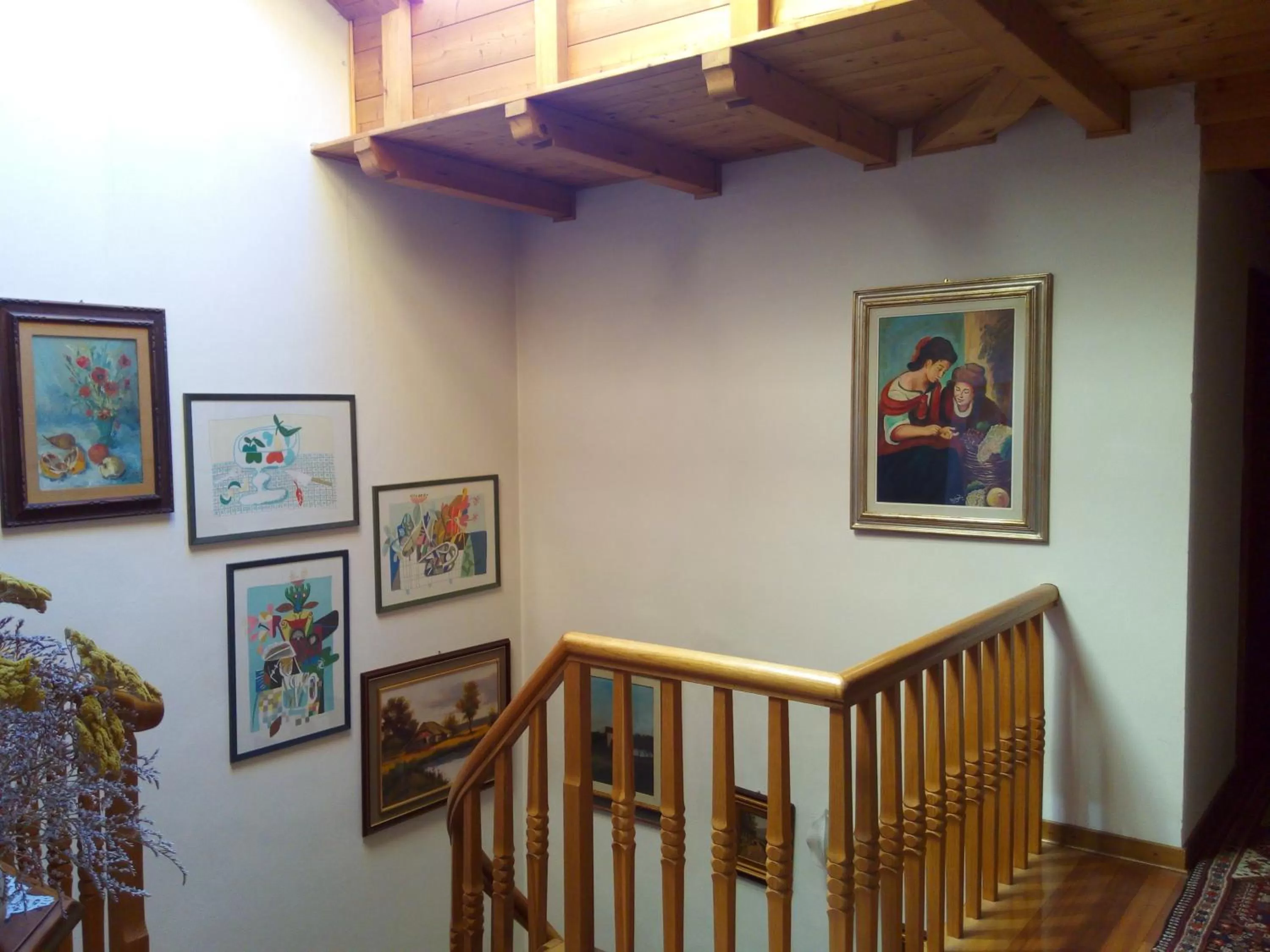 Communal lounge/ TV room in B&B Casa Bazzanella