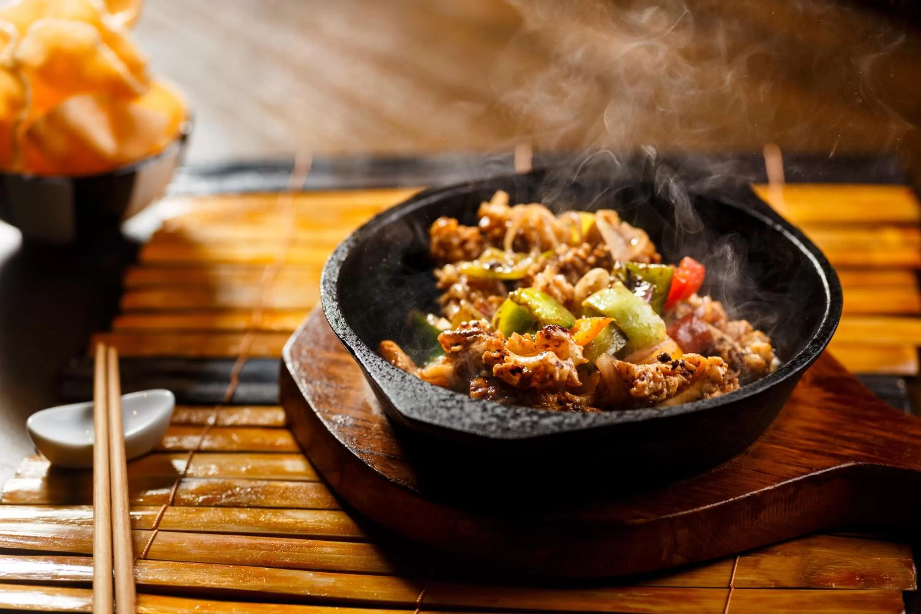 Food close-up in Jetwing Lake