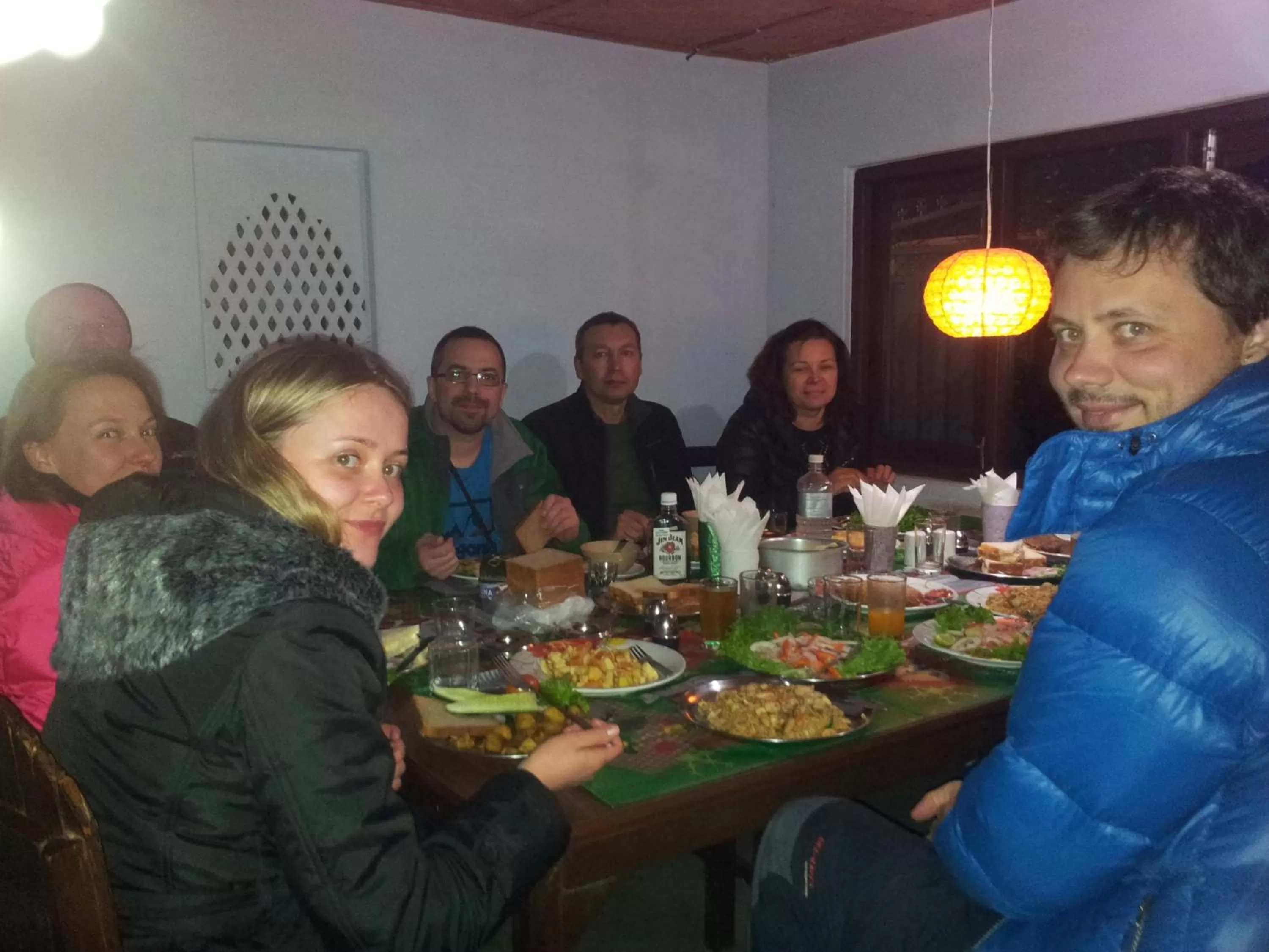 Dining area in New Annapurna Guest House