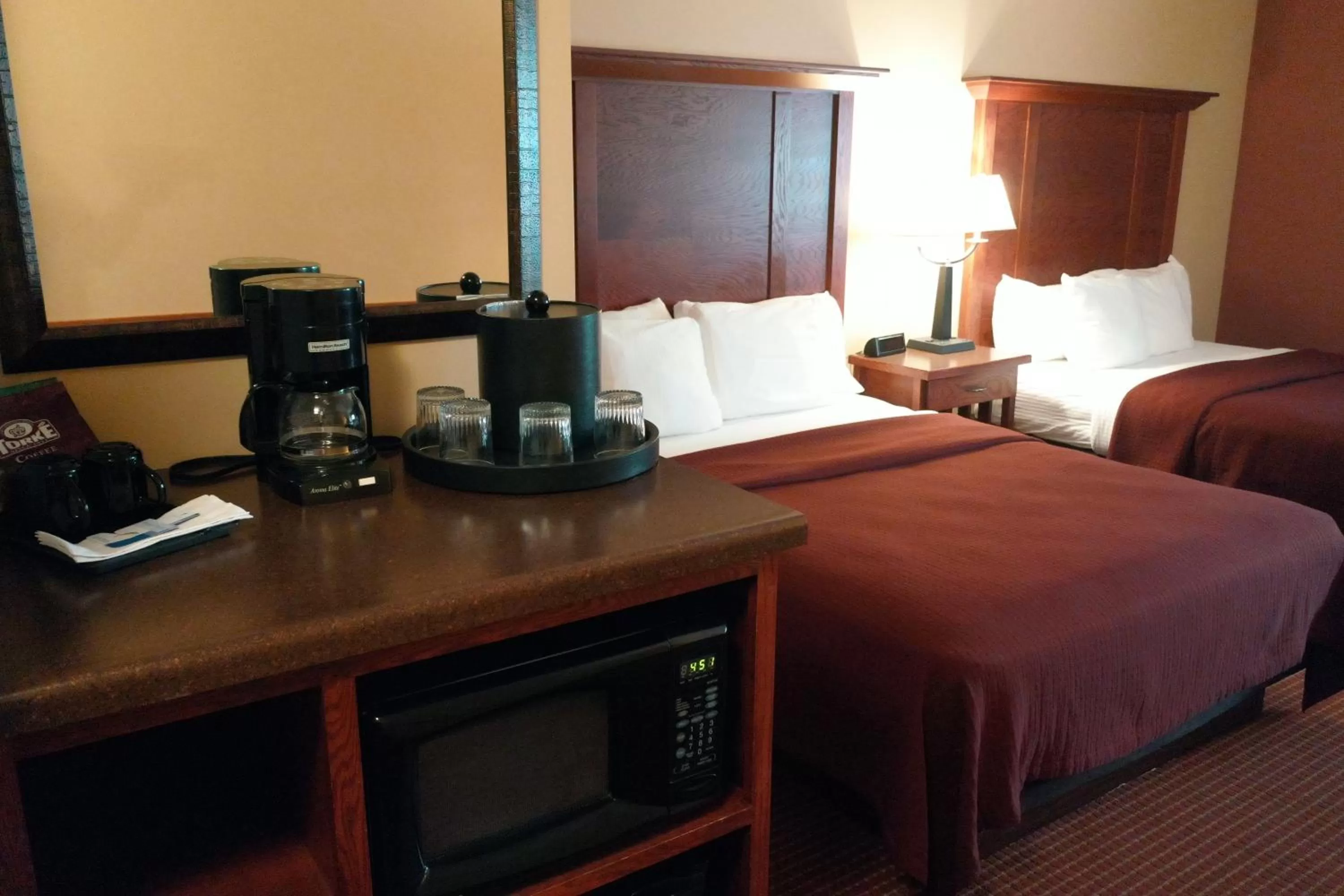 Bed in Timberlake Lodge