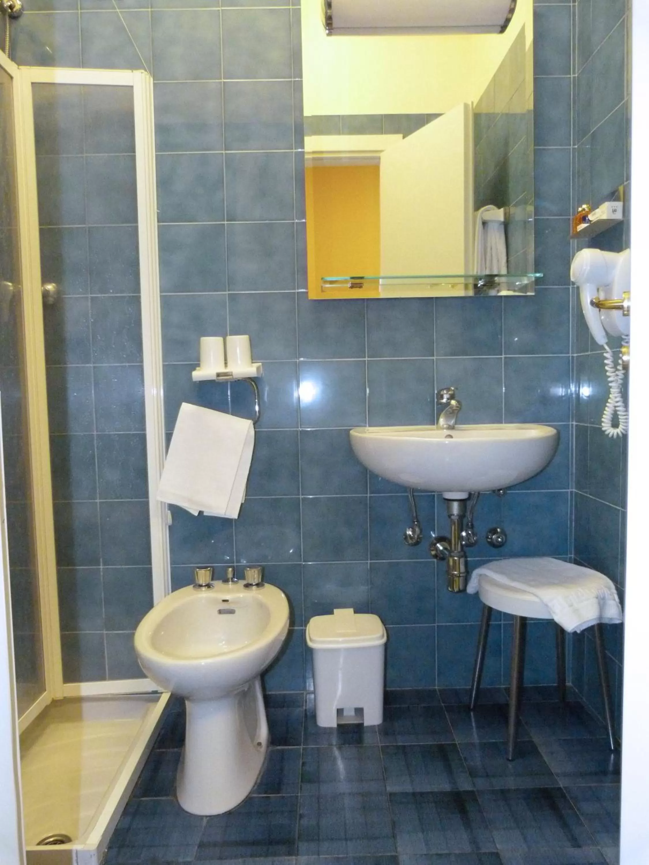 Bathroom in Hotel Centrale Byron