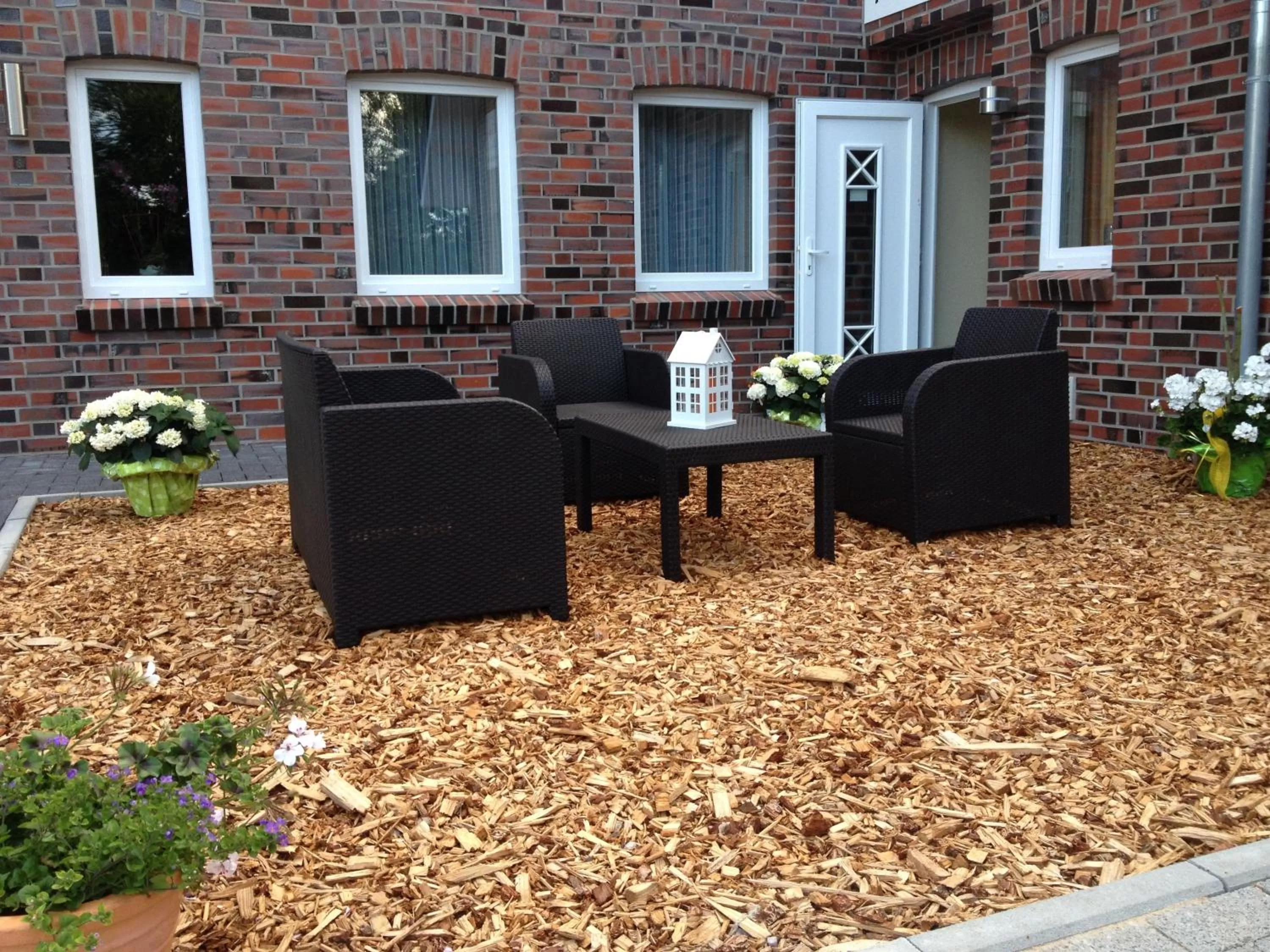 Patio in Hotel Bohlje