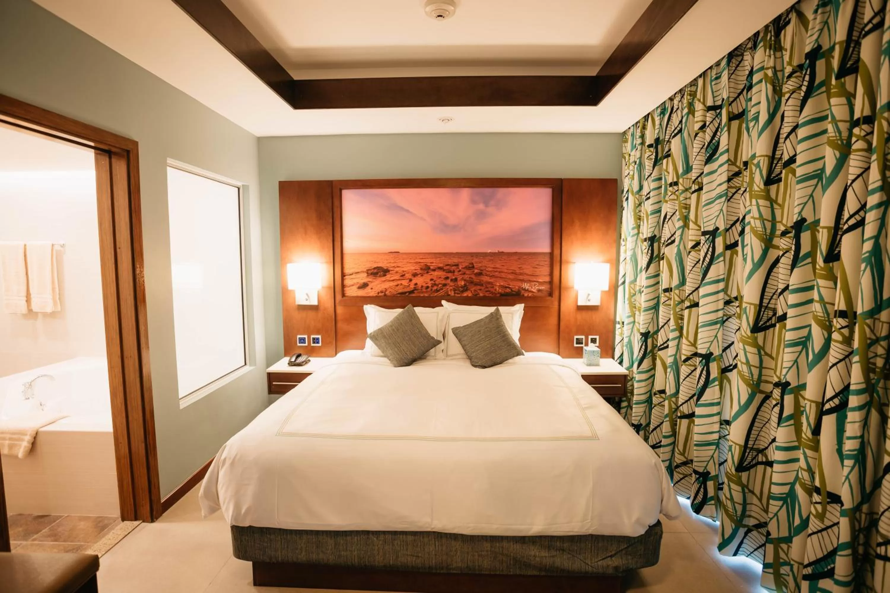 Bedroom in Surfrider Resort Hotel