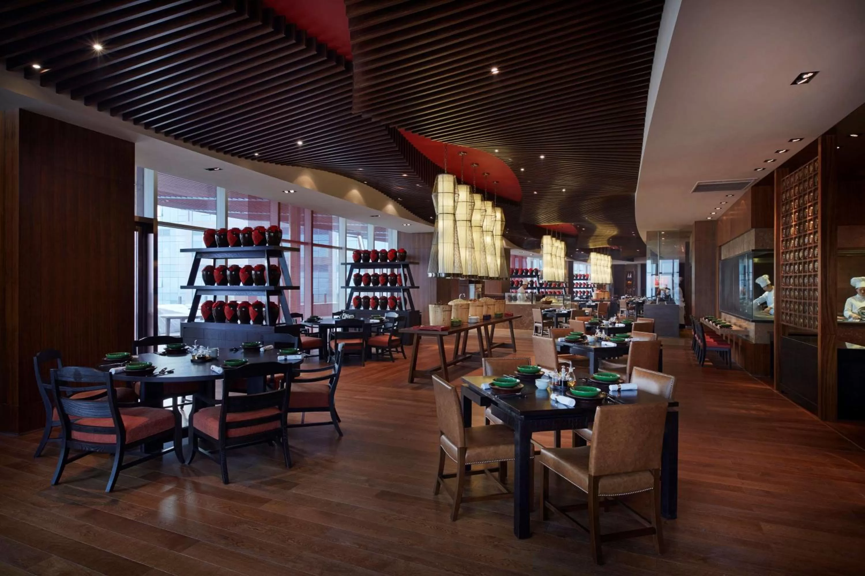 Restaurant/places to eat in Hyatt Regency Qingdao - Stone old beach - Exhibition Center