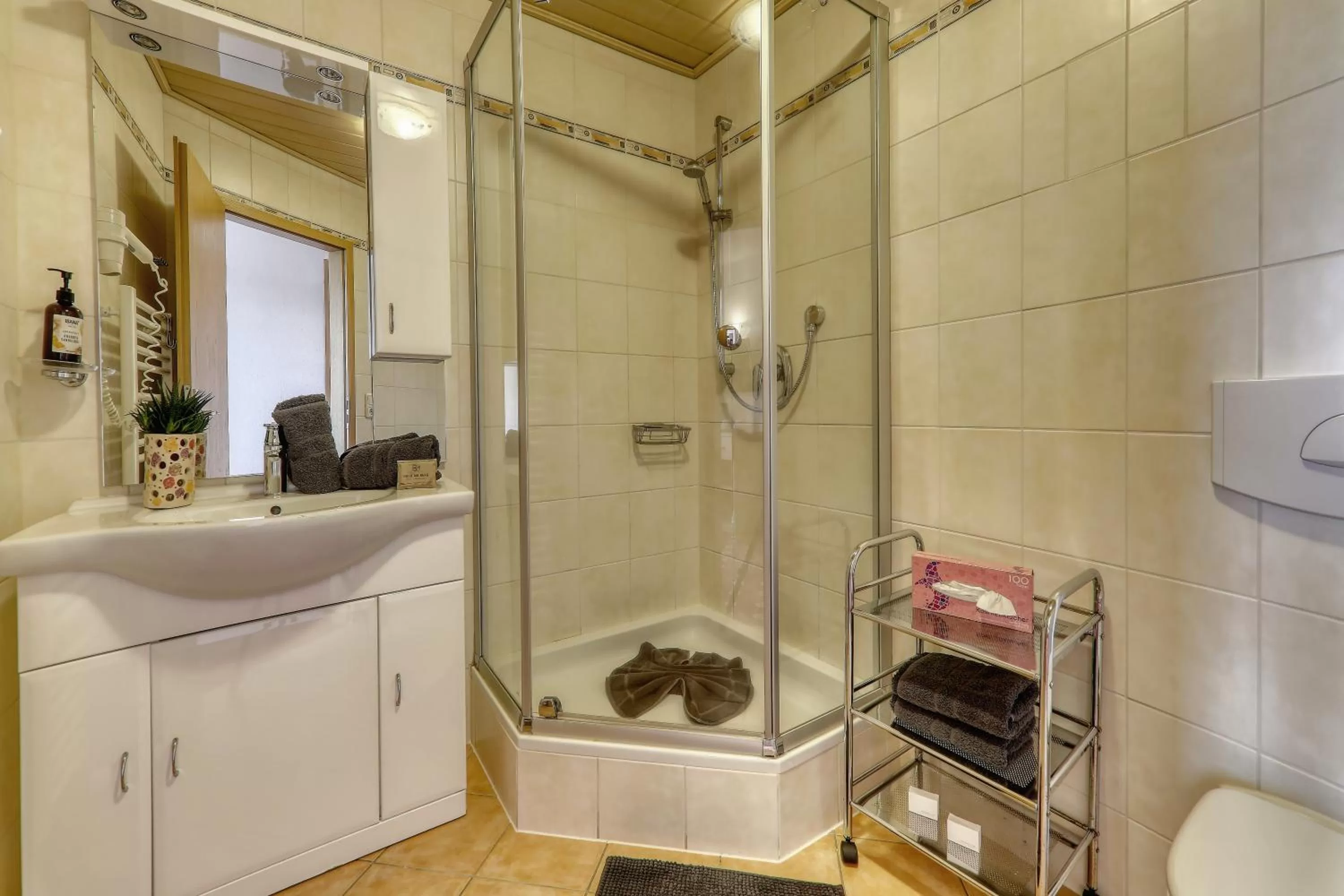 Bathroom in Hotel "Haus am Berg"