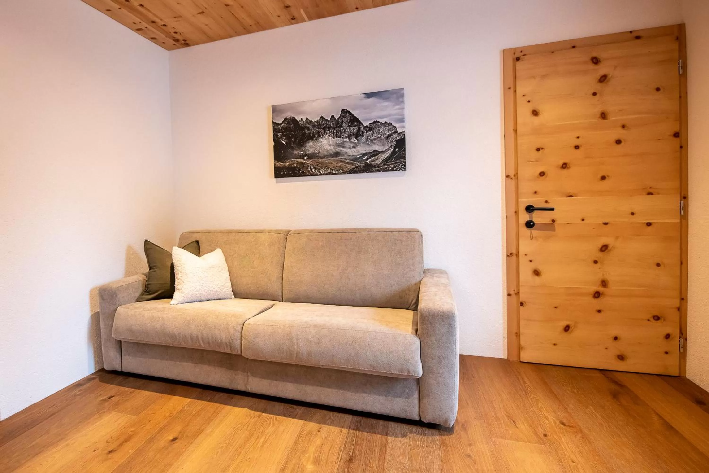 Bed in Flem Mountain Lodge