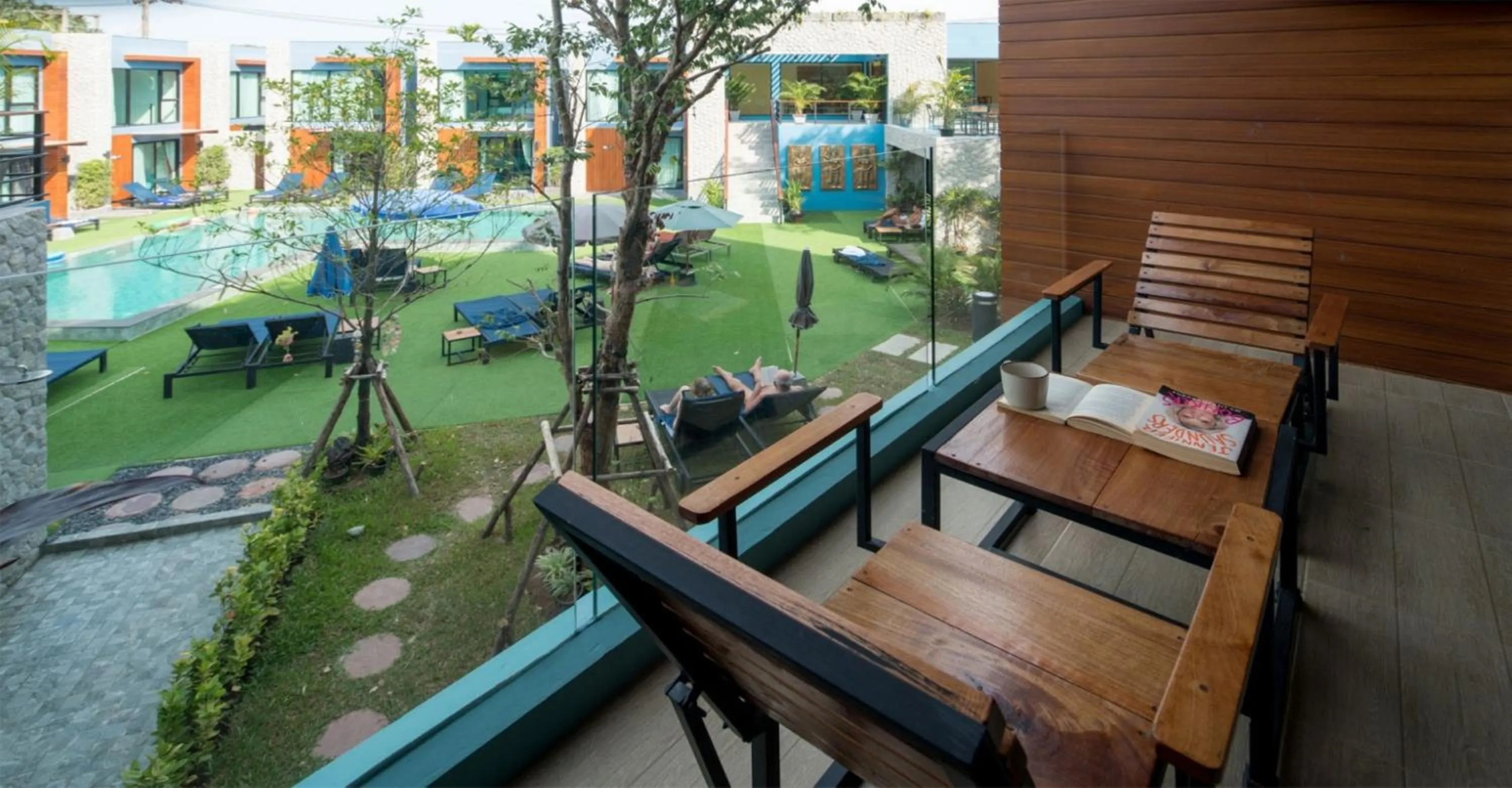 Balcony/Terrace in Peace Blue Naiharn Naturist Resort Phuket SHA Extra Plus