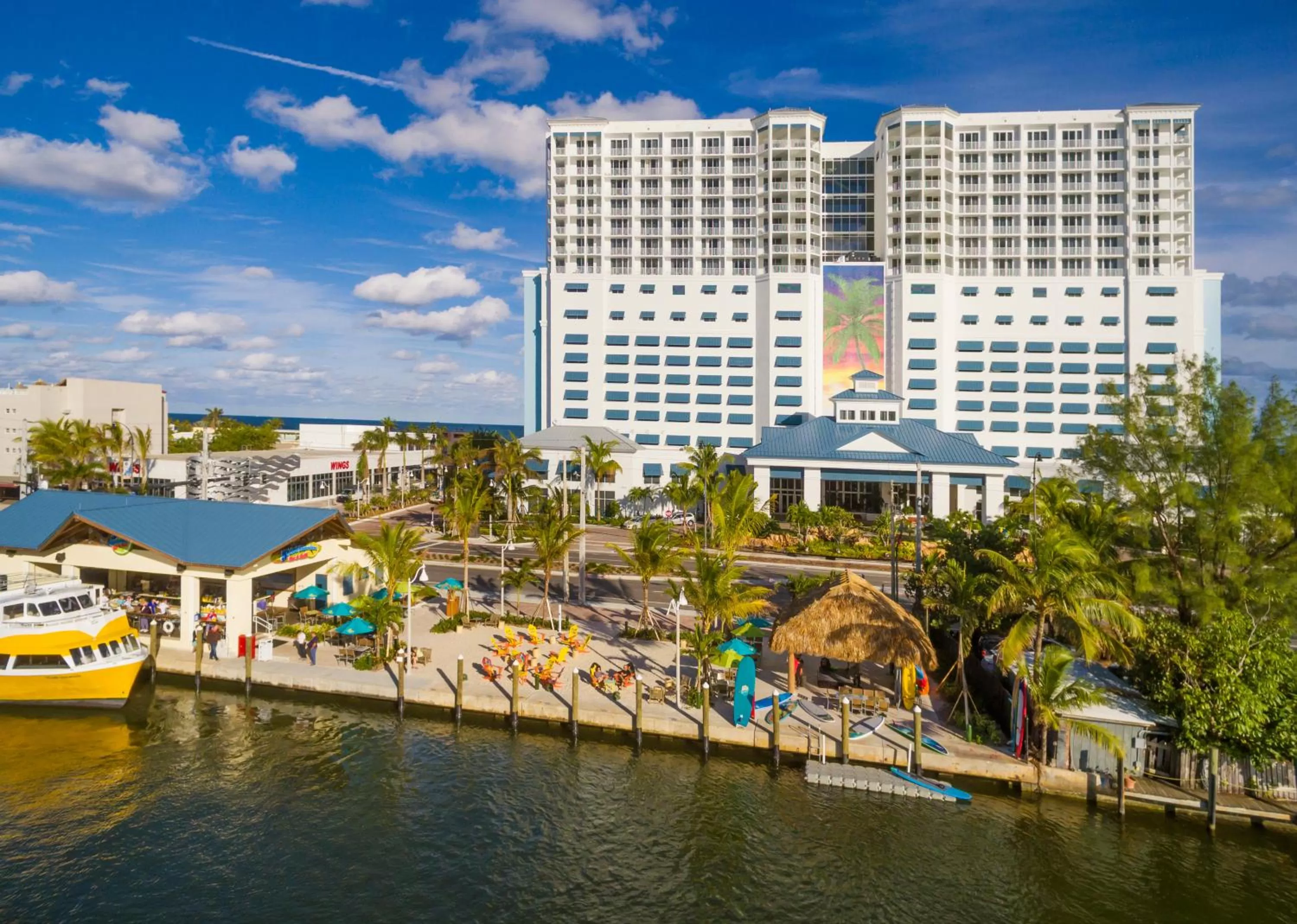 Property building in Margaritaville Hollywood Beach Resort