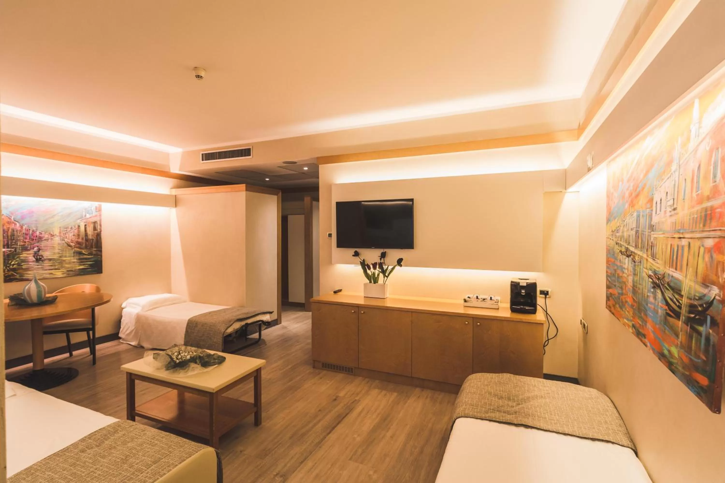 Bed in Park Hotel Ai Pini & Restaurant Ai Pini