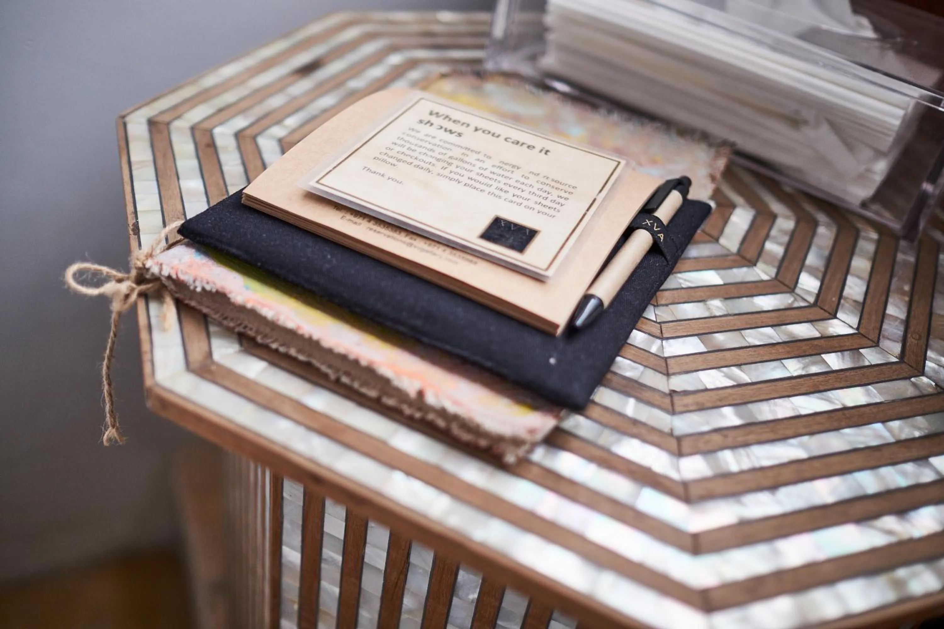 Decorative detail in XVA Art Hotel