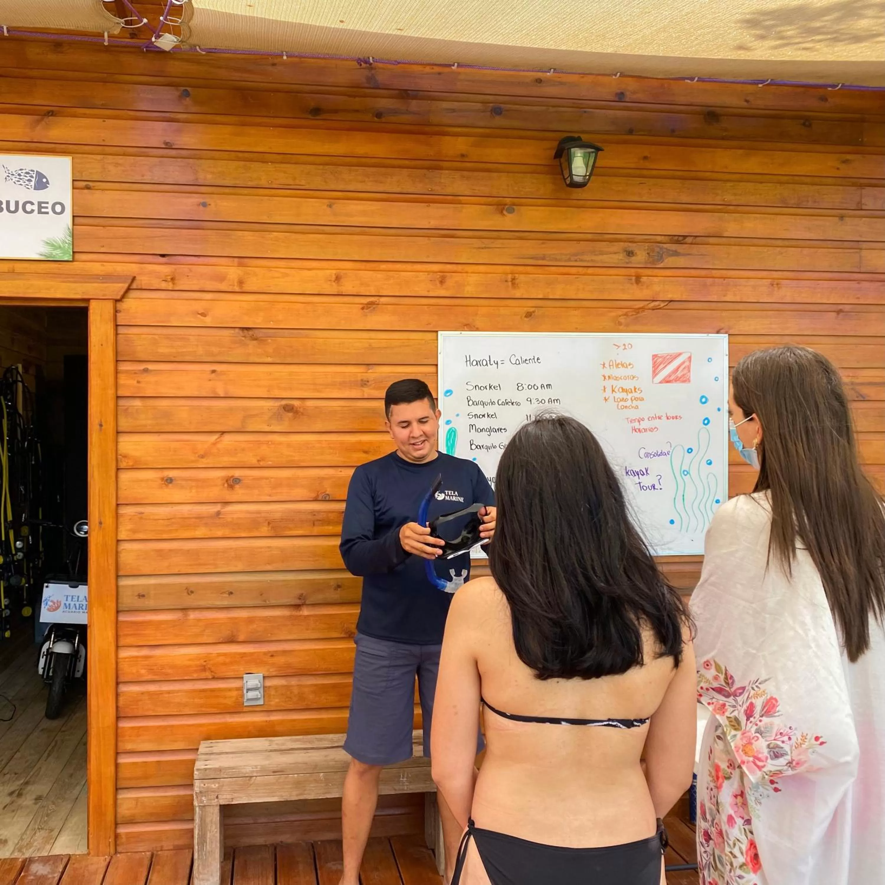 Guests in La Ensenada Beach Resort