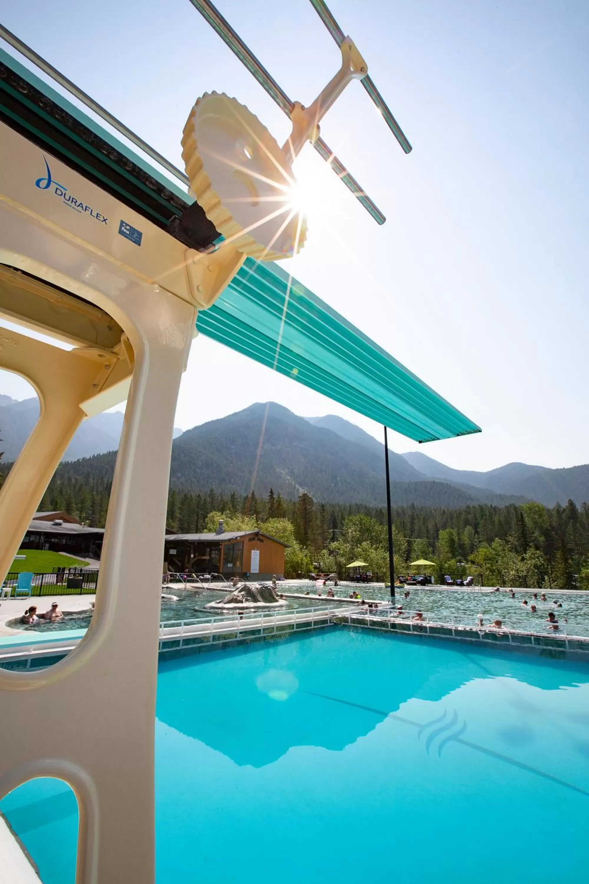 Swimming pool in Fairmont Hot Springs Resort