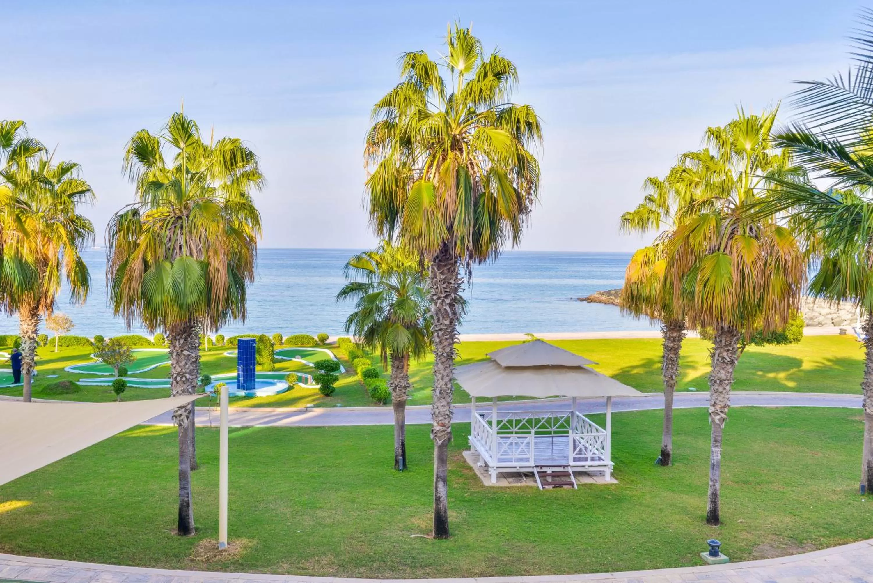 Garden view in Radisson Blu Resort, Fujairah