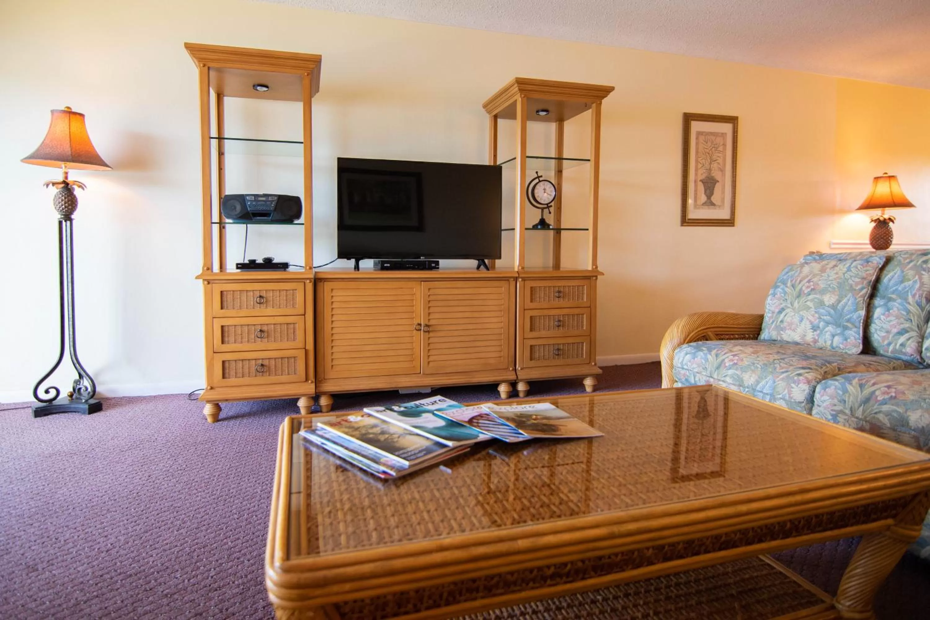 Seating Area in Palm Beach Waterfront Condos - Full Kitchens!