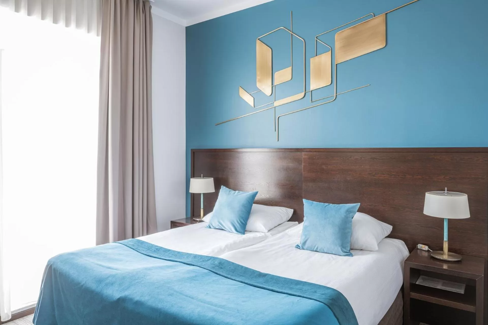 Bed in Europeum Hotel