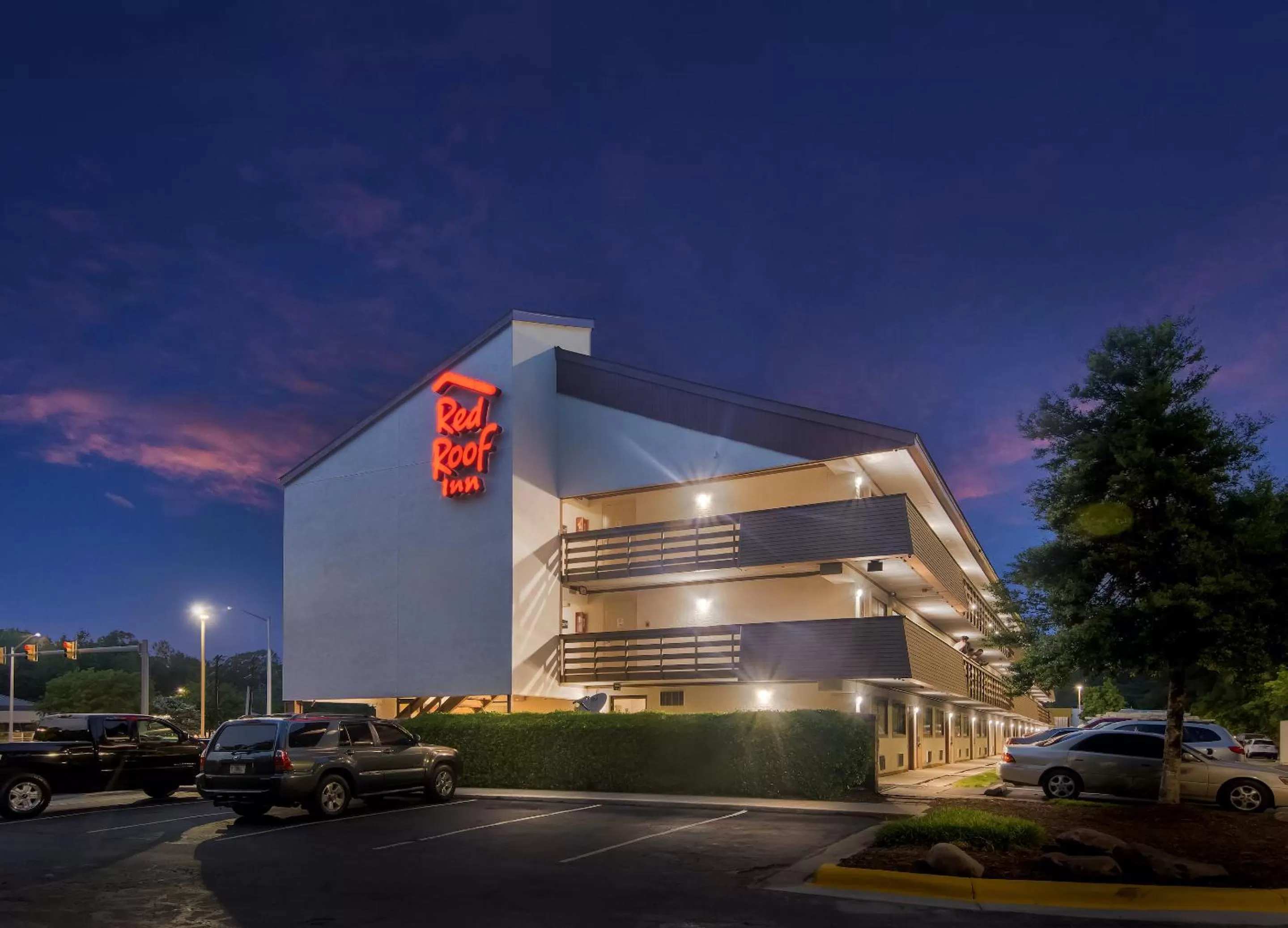 Property building in Red Roof Inn Durham - Triangle Park
