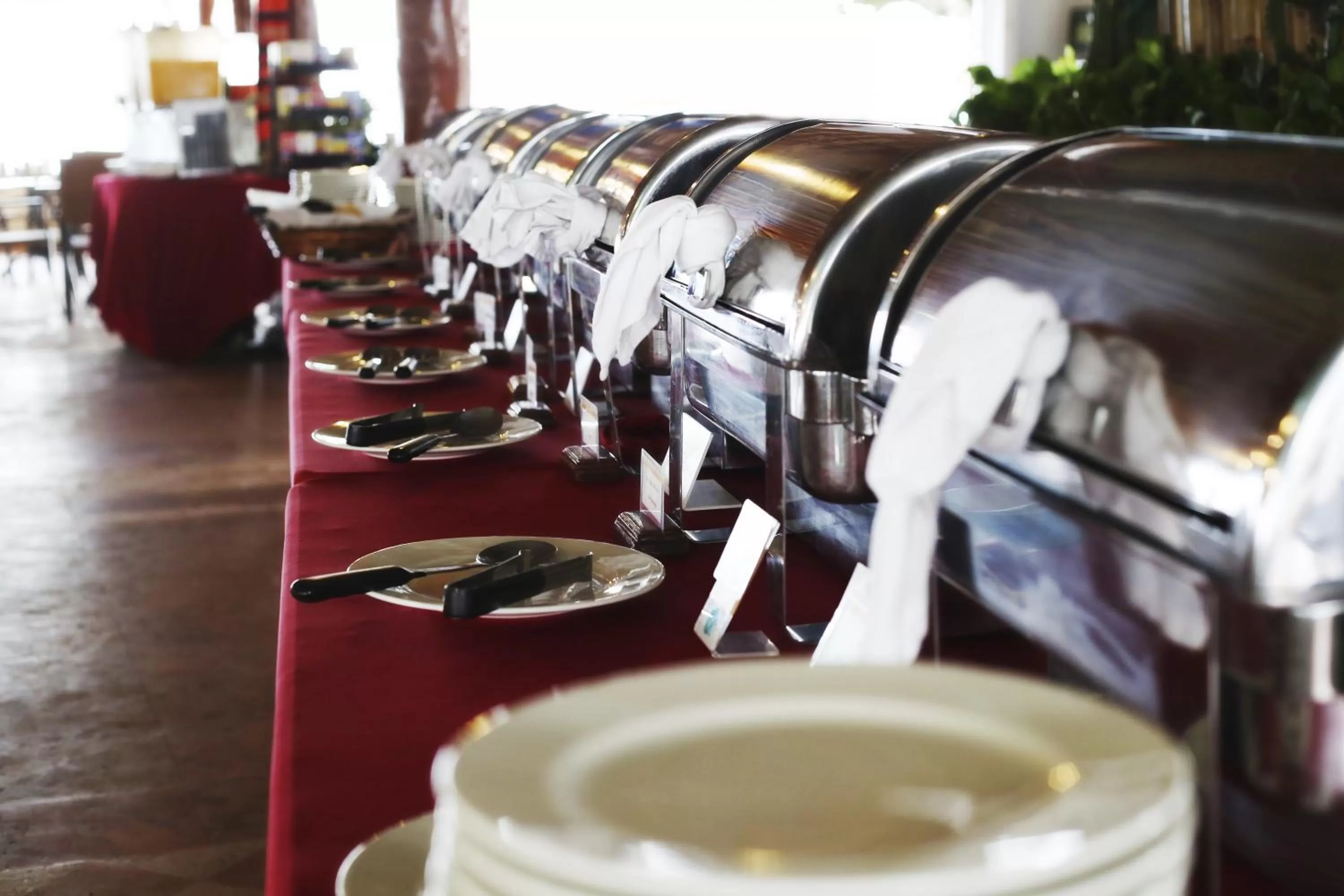 Buffet breakfast in The Royal Cancun All Villas Resort