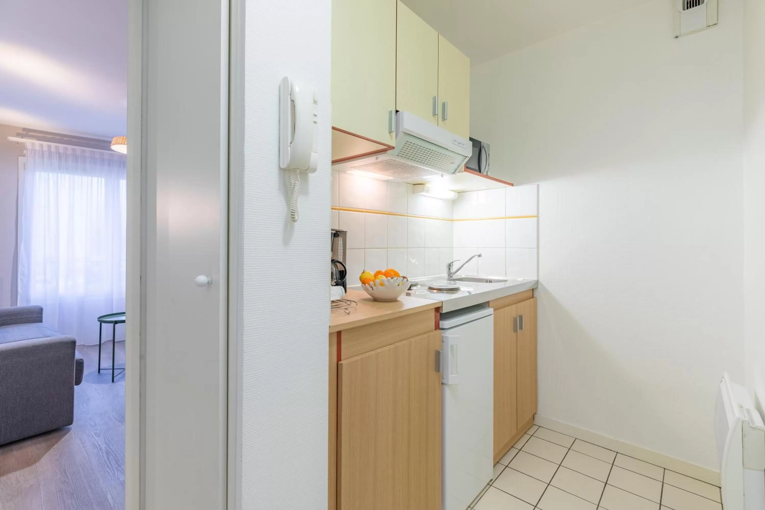 Kitchen or kitchenette in Appart'City Classic Caen